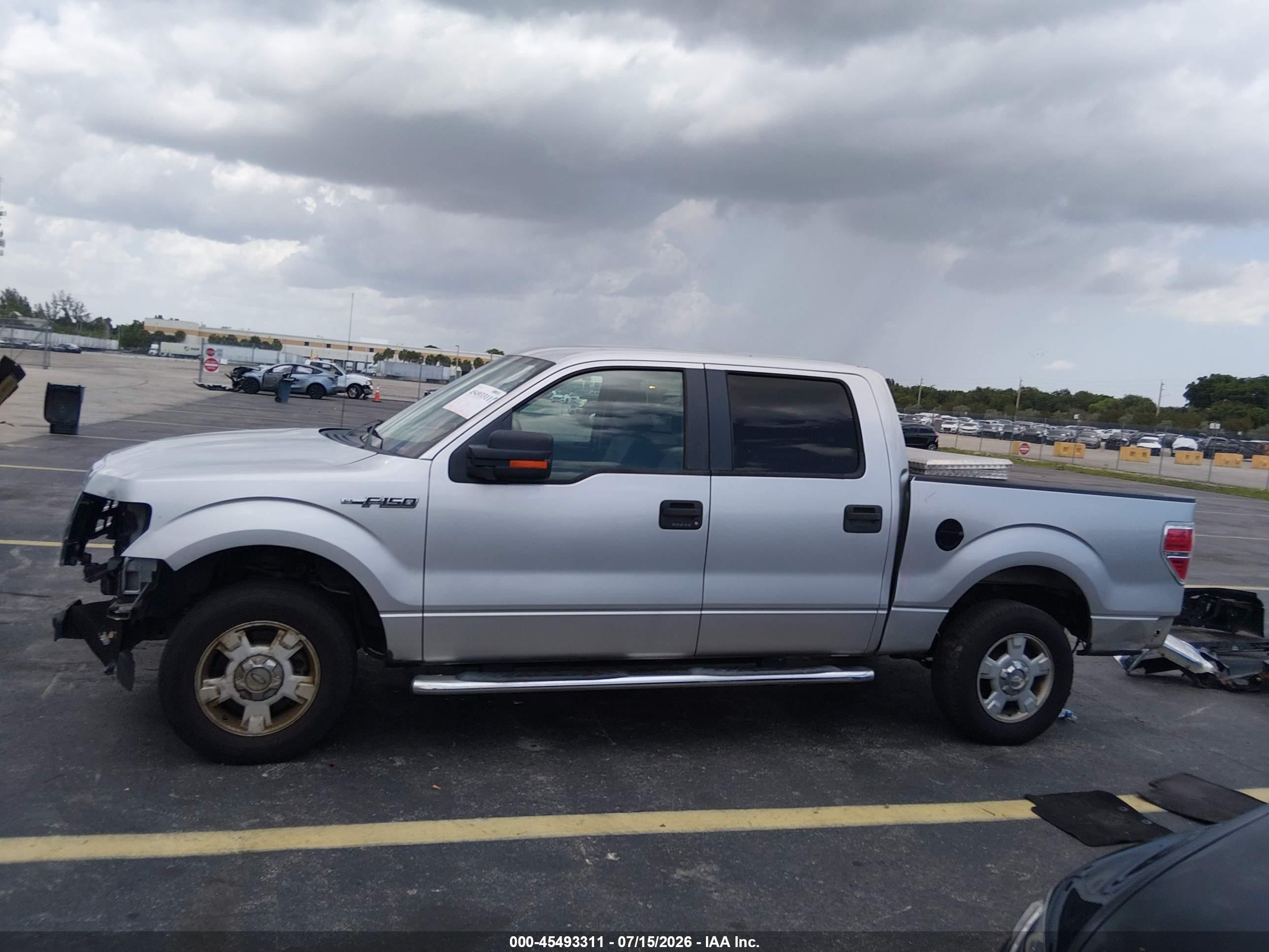 2012 Ford F-150 Fx2/king Ranch/lariat/platinum/xl/xlt Silver vin: 1FTFW1CF2CFD02146