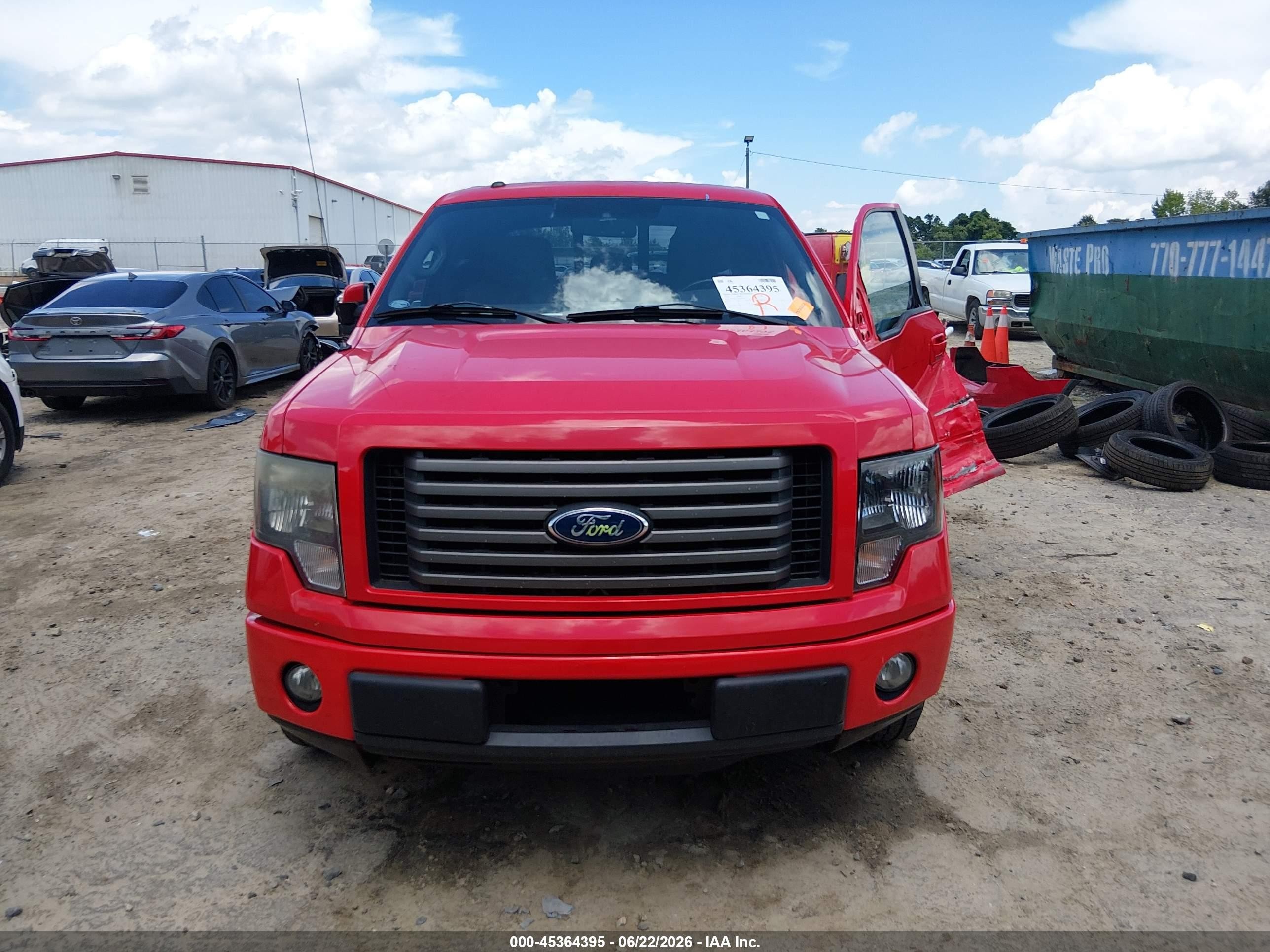 2012 Ford F-150 Fx2 Red vin: 1FTFW1CF2CKD15678