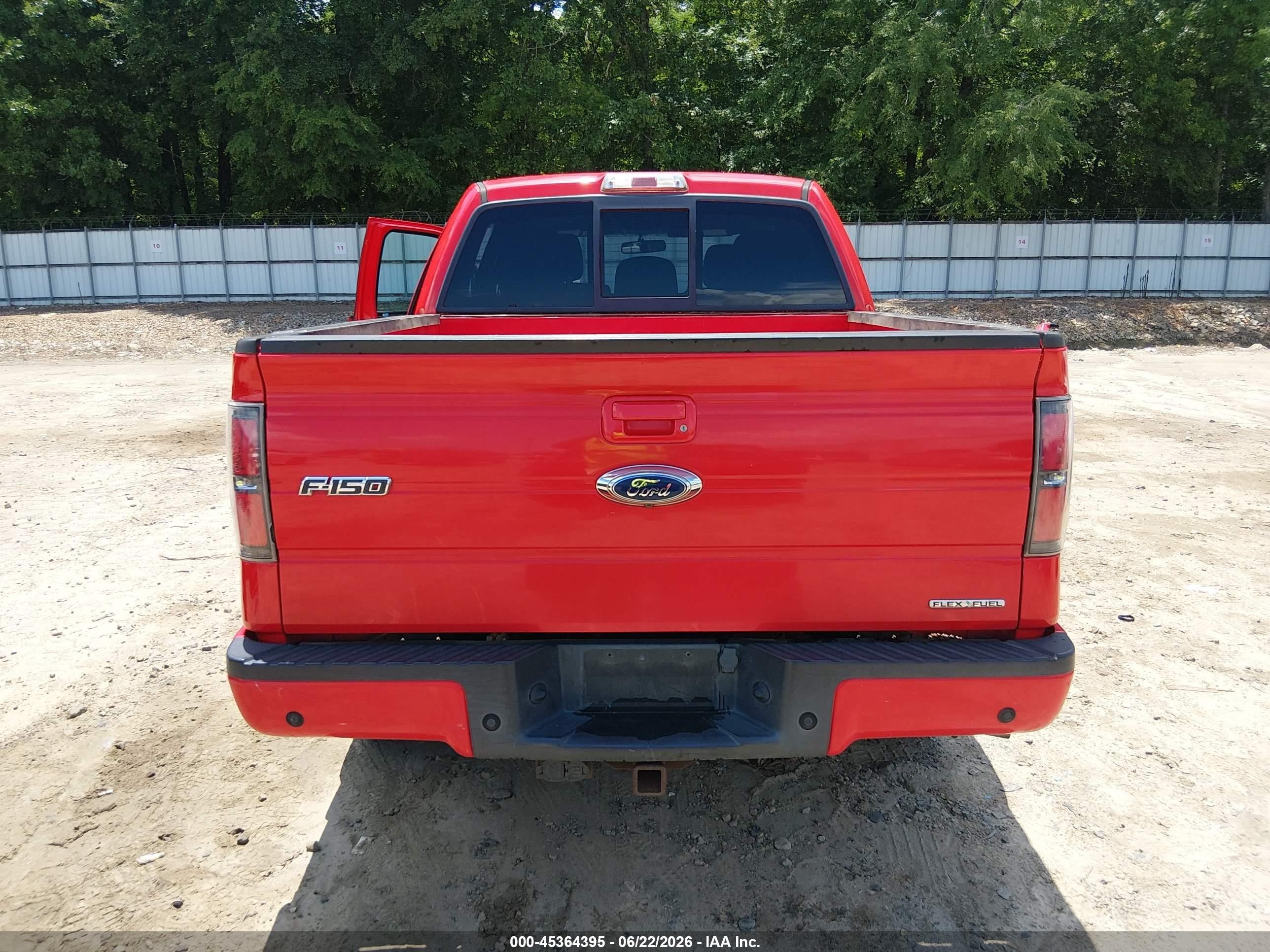 2012 Ford F-150 Fx2 Red vin: 1FTFW1CF2CKD15678