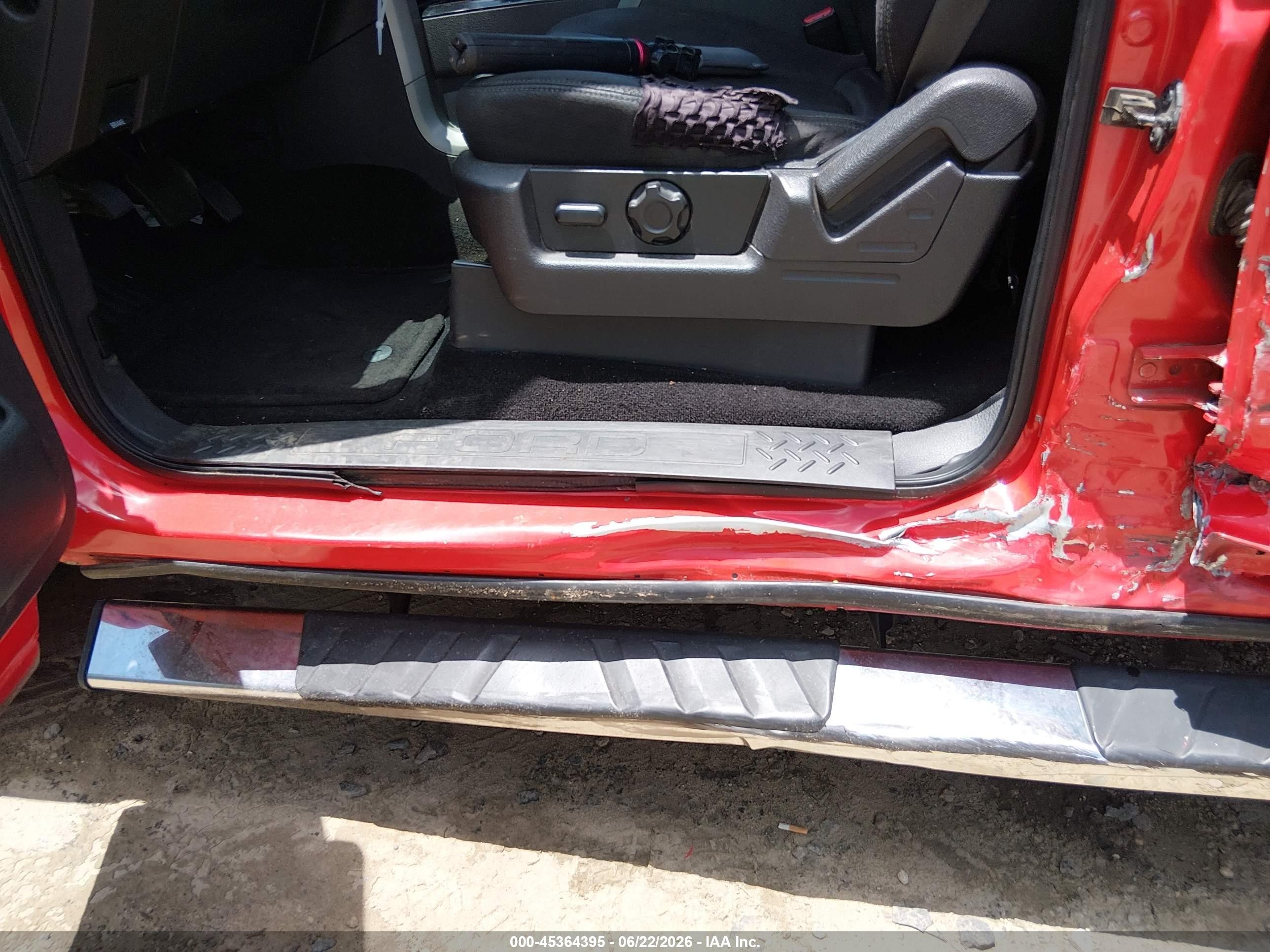 2012 Ford F-150 Fx2 Red vin: 1FTFW1CF2CKD15678