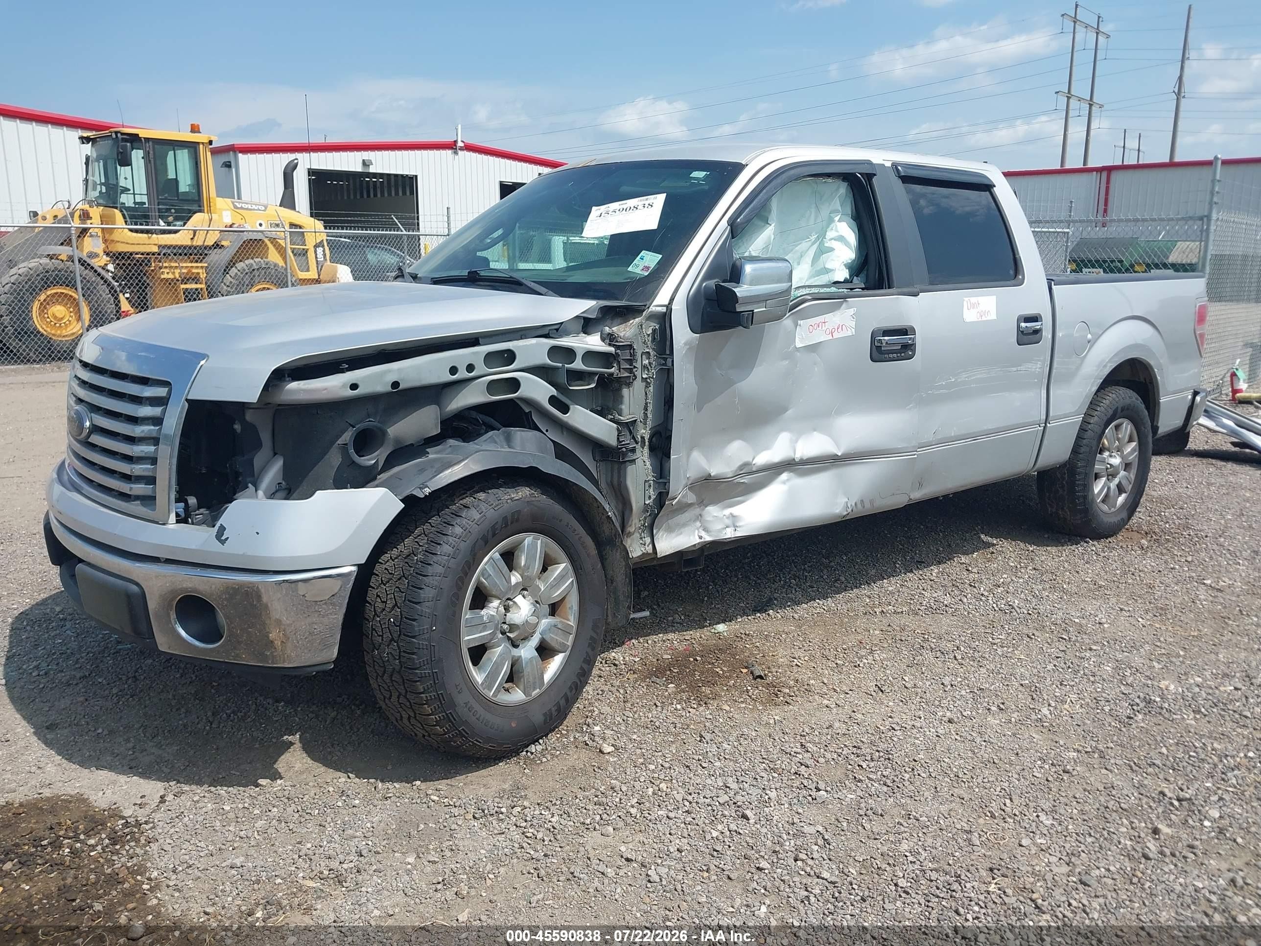 2012 Ford F-150 Xlt Silver vin: 1FTFW1CF2CKE02805