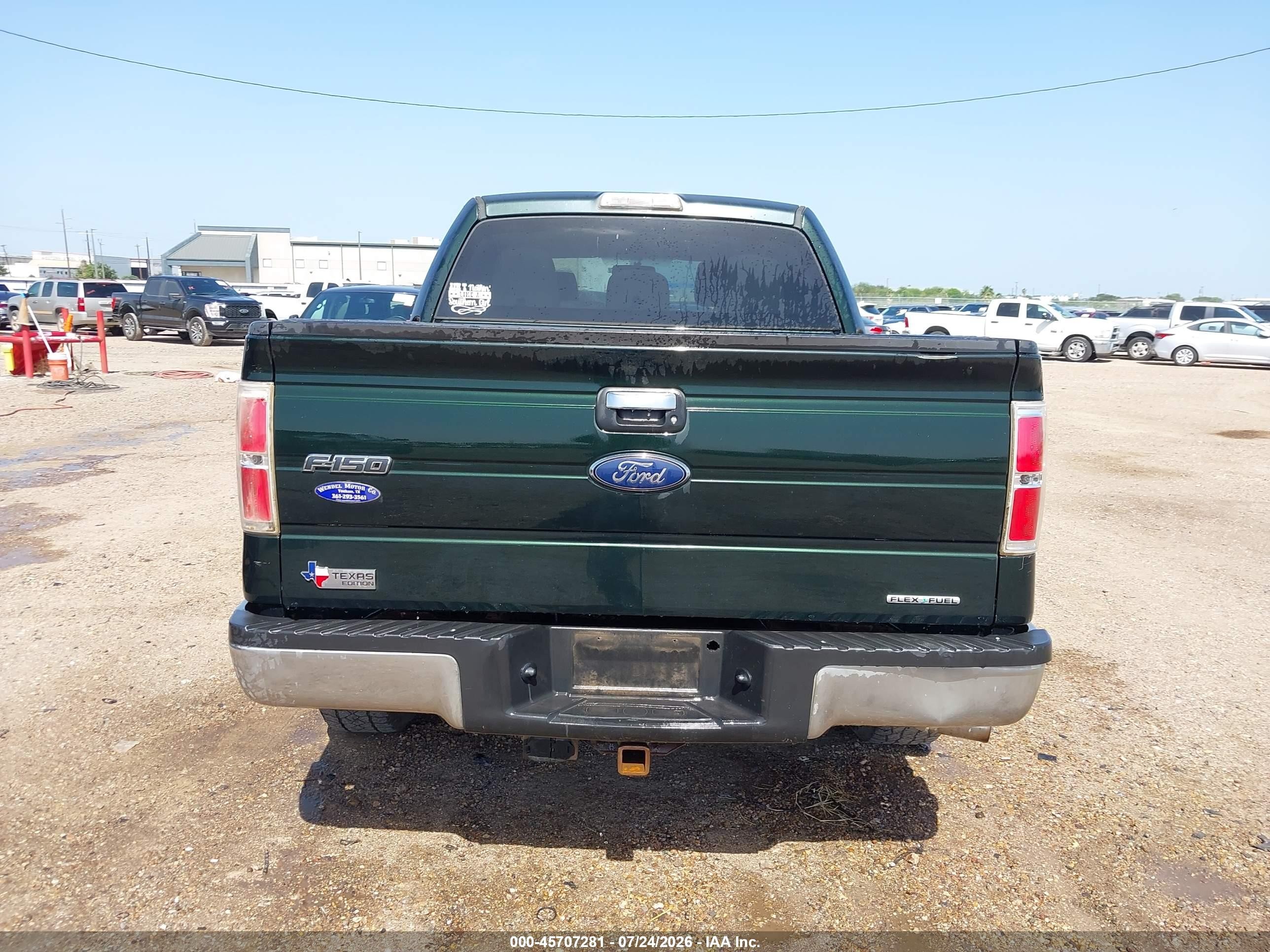 2012 Ford F-150 Xlt Green vin: 1FTFW1CF2CKE05252
