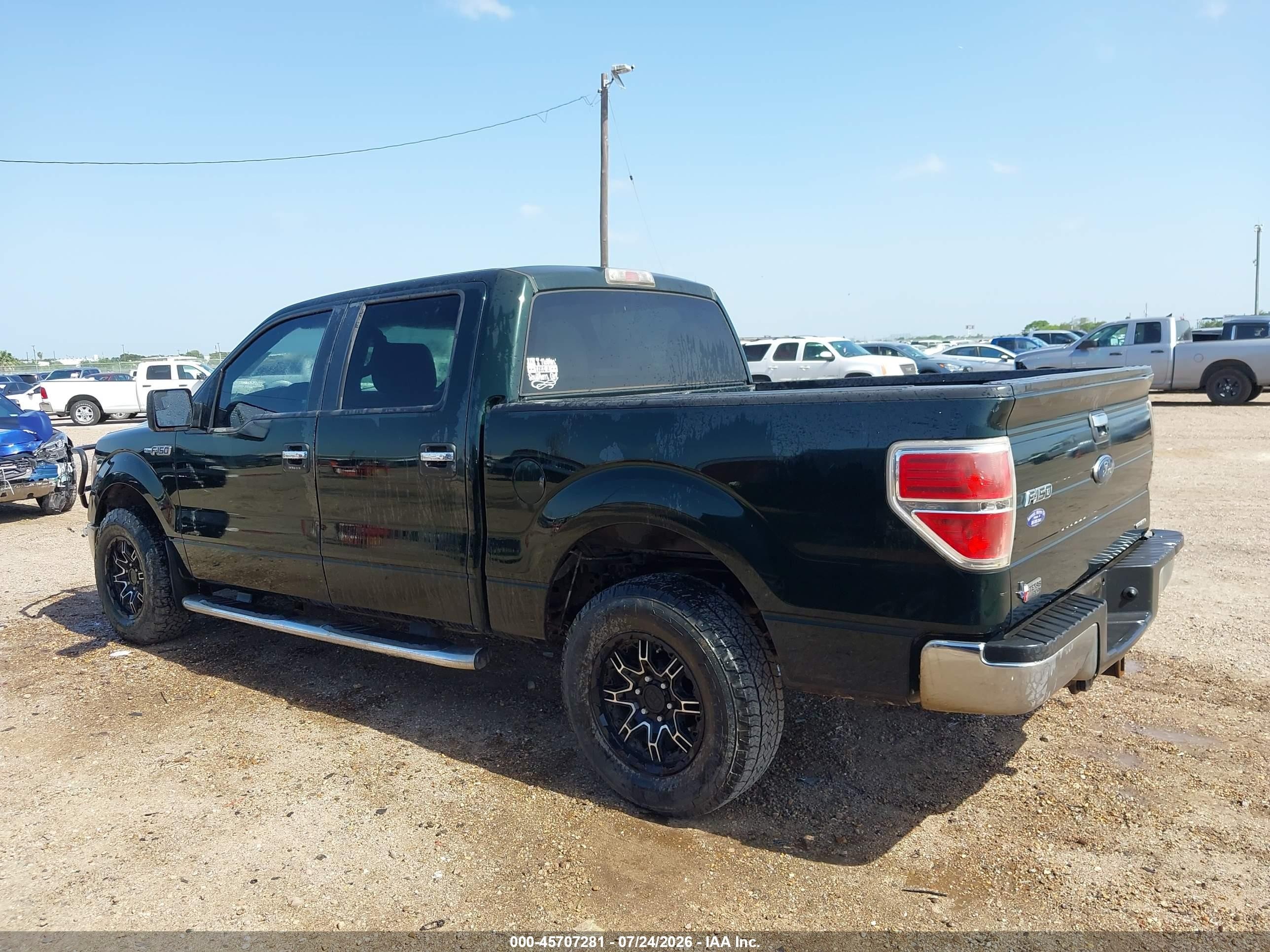 2012 Ford F-150 Xlt Green vin: 1FTFW1CF2CKE05252