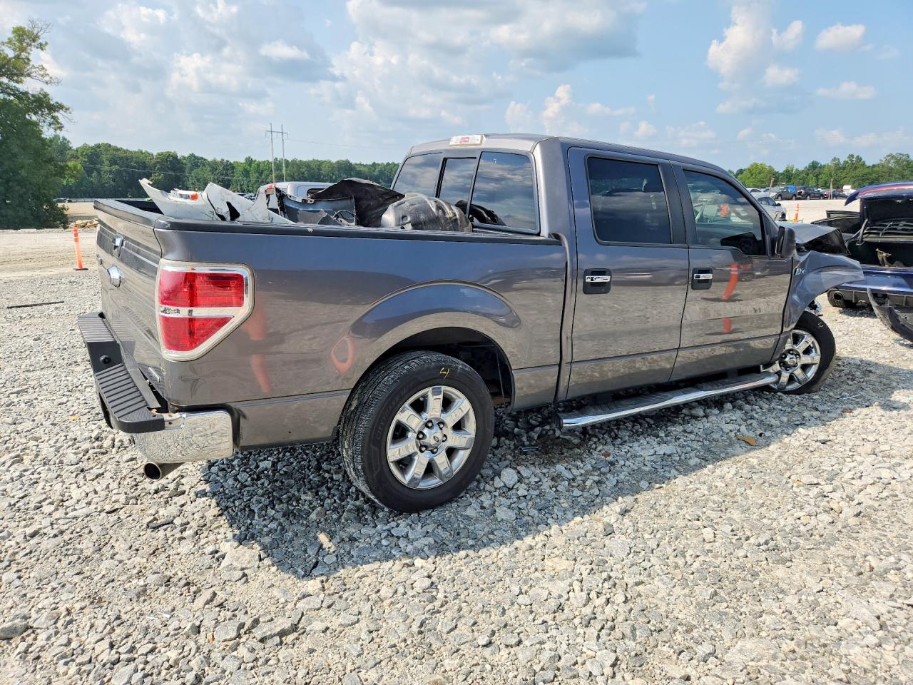 2013 Ford F150 Supercrew Gray vin: 1FTFW1CF2DFC46128