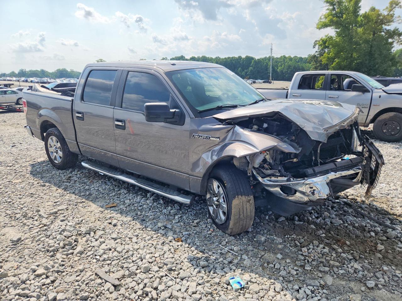 2013 Ford F150 Supercrew Gray vin: 1FTFW1CF2DFC46128