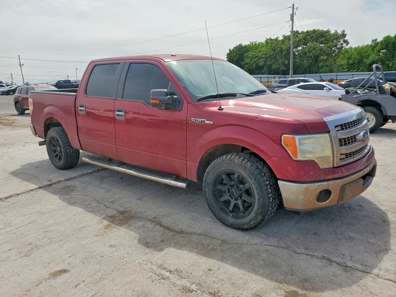 2013 Ford F150 Supercrew Red vin: 1FTFW1CF2DKD88681