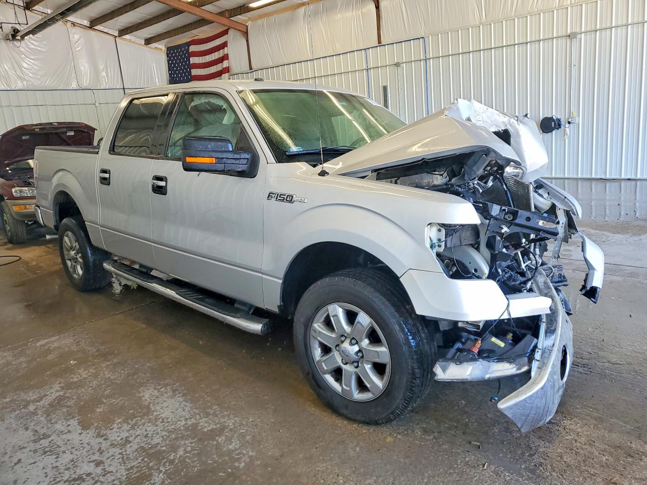 2013 Ford F150 Supercrew Silver vin: 1FTFW1CF2DKE44537