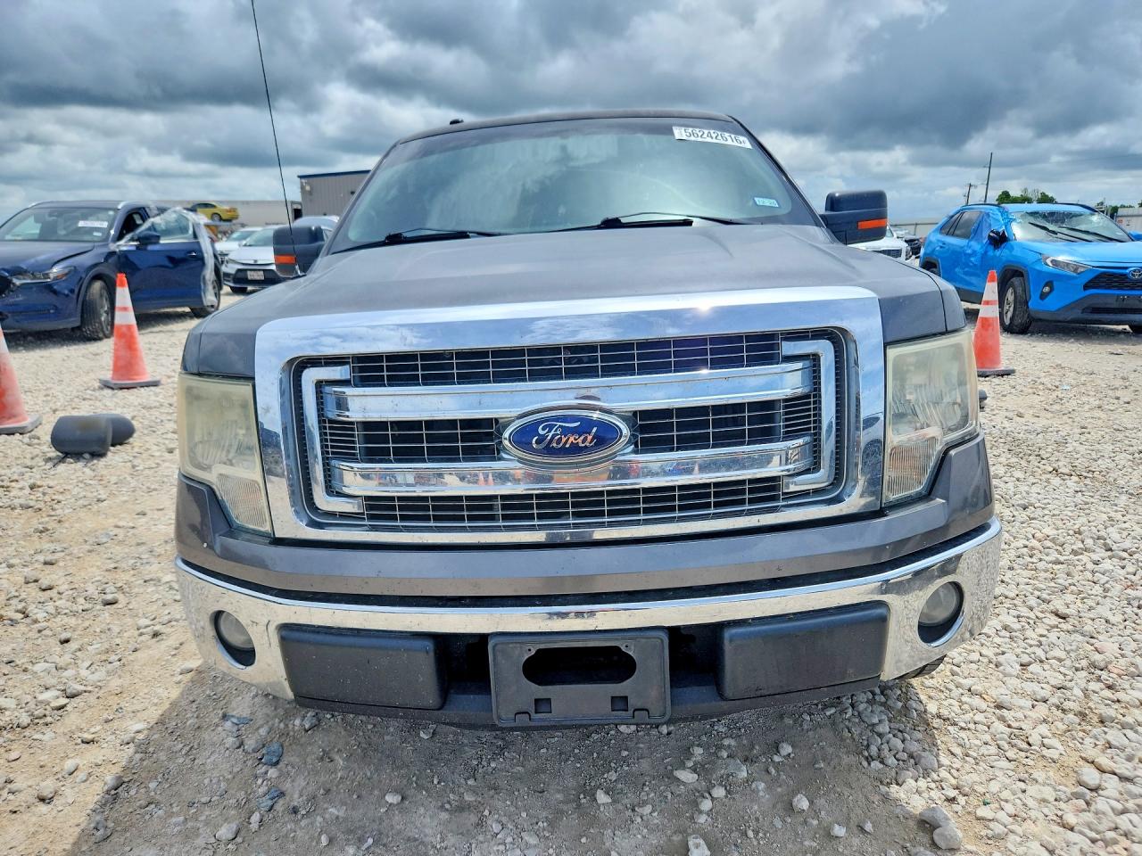 2013 Ford F150 Supercrew Gray vin: 1FTFW1CF2DKG46830