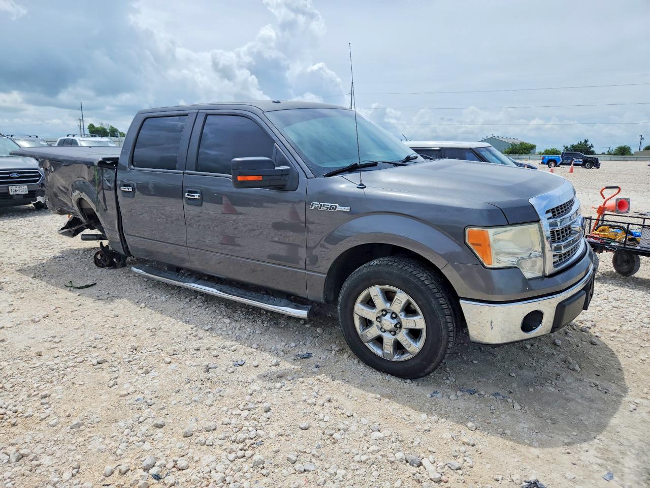 2013 Ford F150 Supercrew Gray vin: 1FTFW1CF2DKG46830