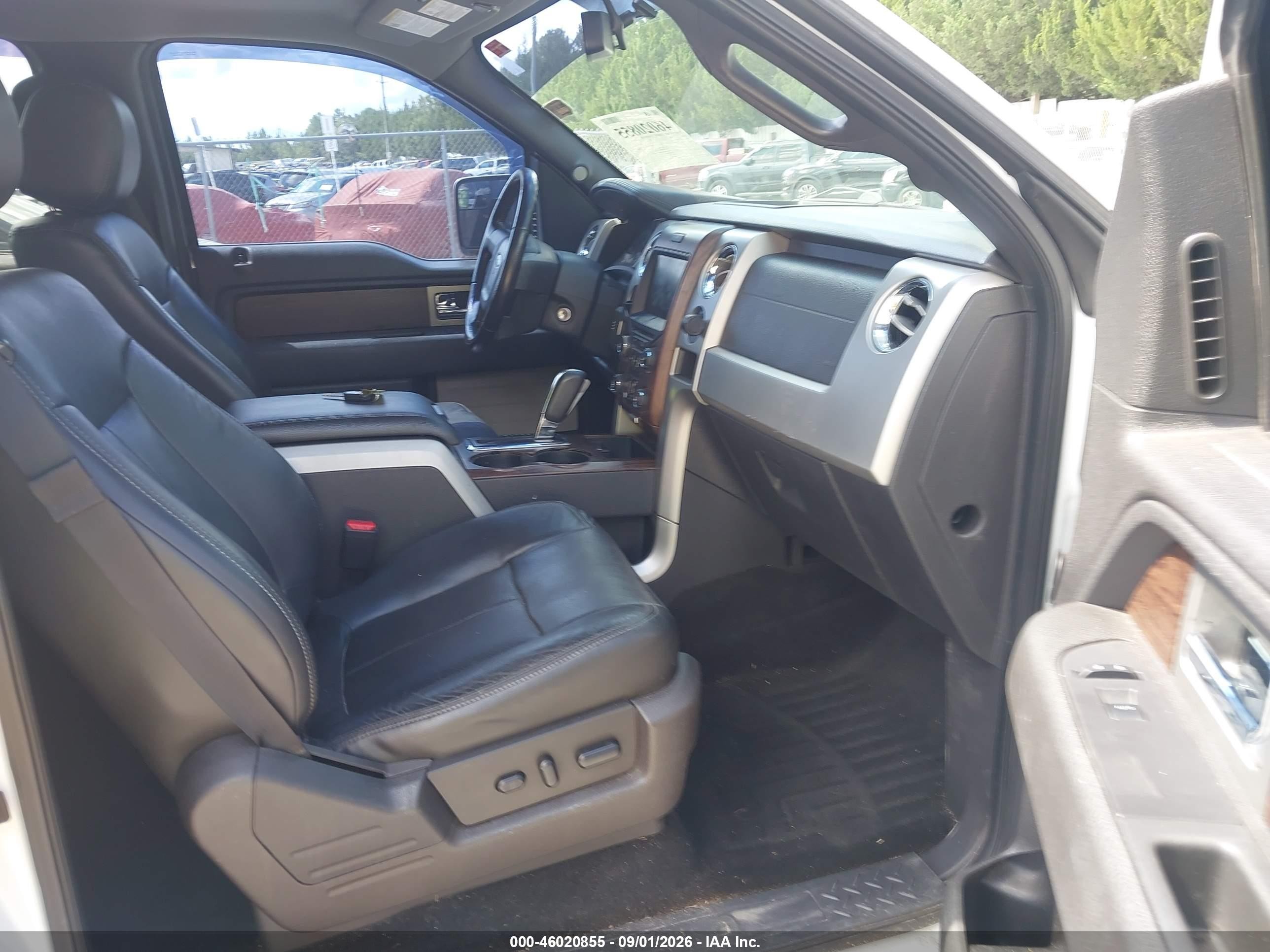 2014 Ford F-150 Lariat White vin: 1FTFW1CF2EFB32681