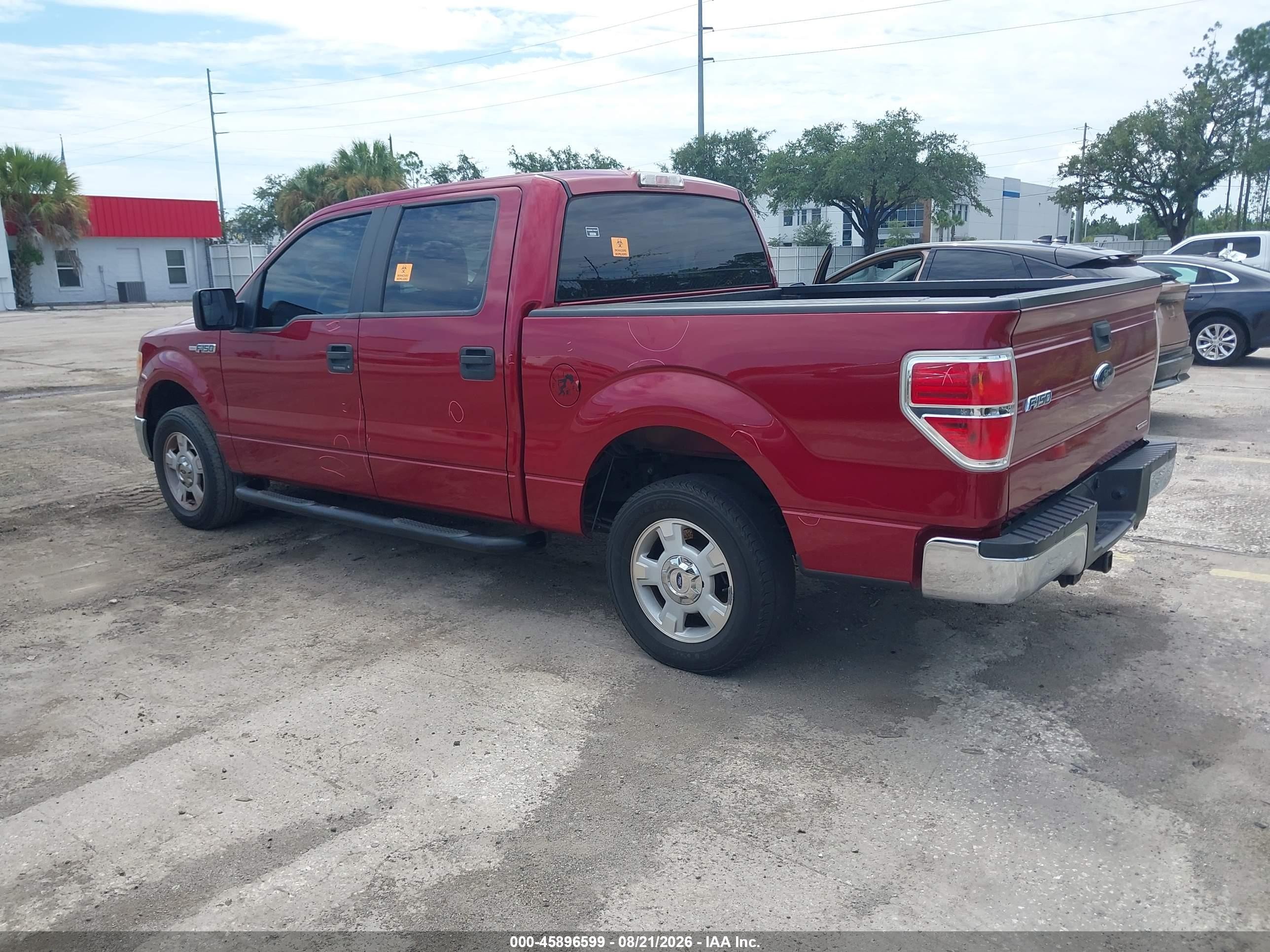 2014 Ford F-150 Xlt Red vin: 1FTFW1CF2EFB67382