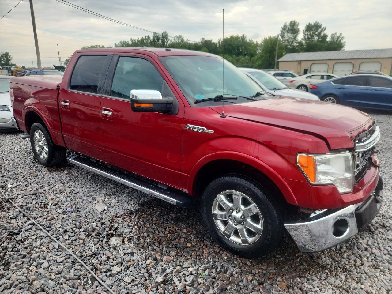 2014 Ford F150 Supercrew Красный vin: 1FTFW1CF2EFB82769