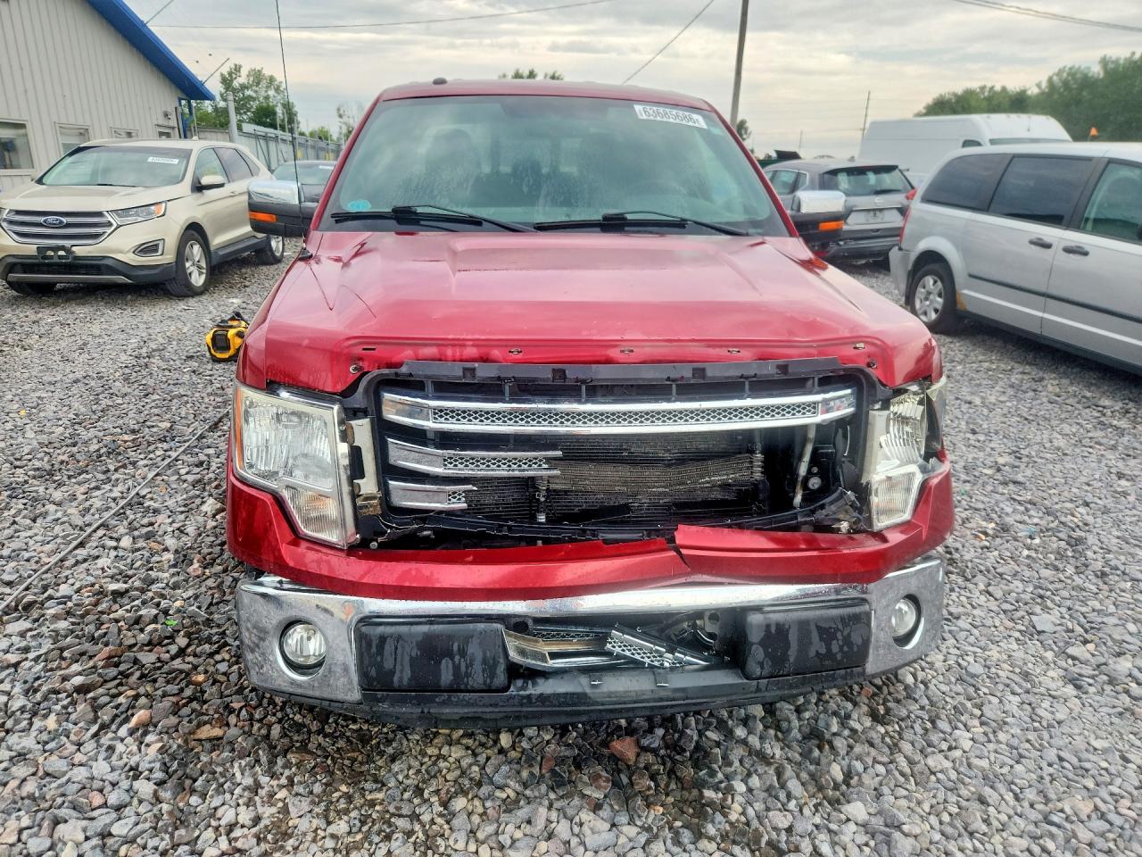 2014 Ford F150 Supercrew Красный vin: 1FTFW1CF2EFB82769