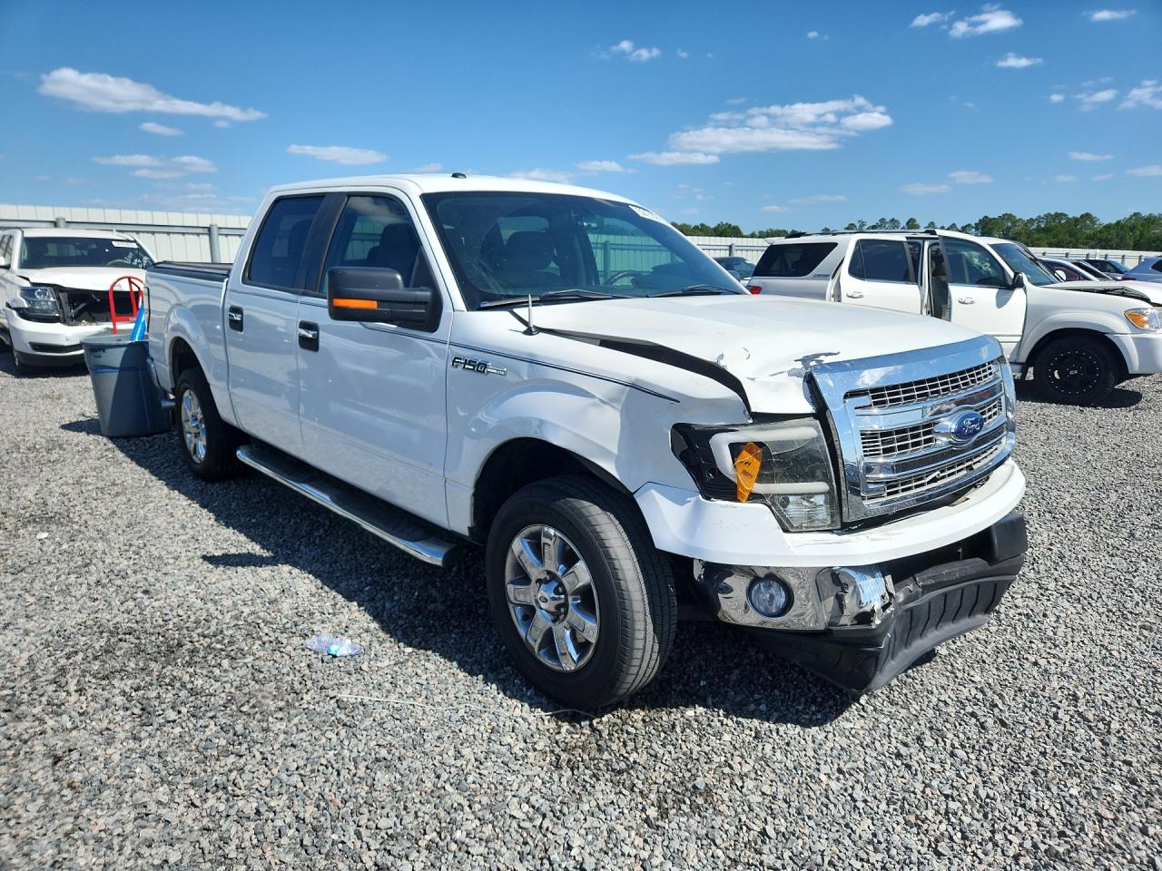 2014 Ford F150 Supercrew White vin: 1FTFW1CF2EFC05533