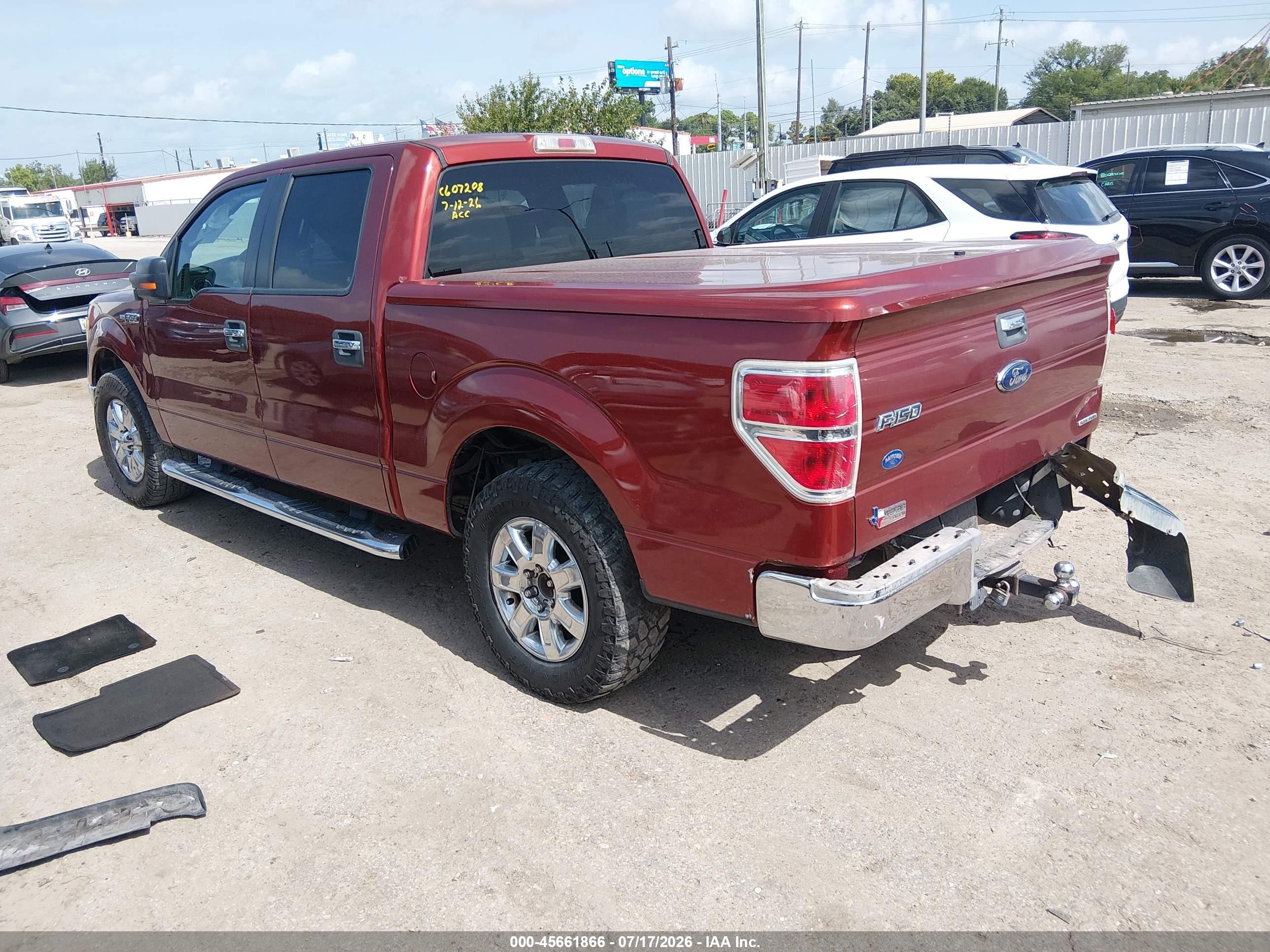 2014 Ford F-150 Xlt Orange vin: 1FTFW1CF2EKD00231