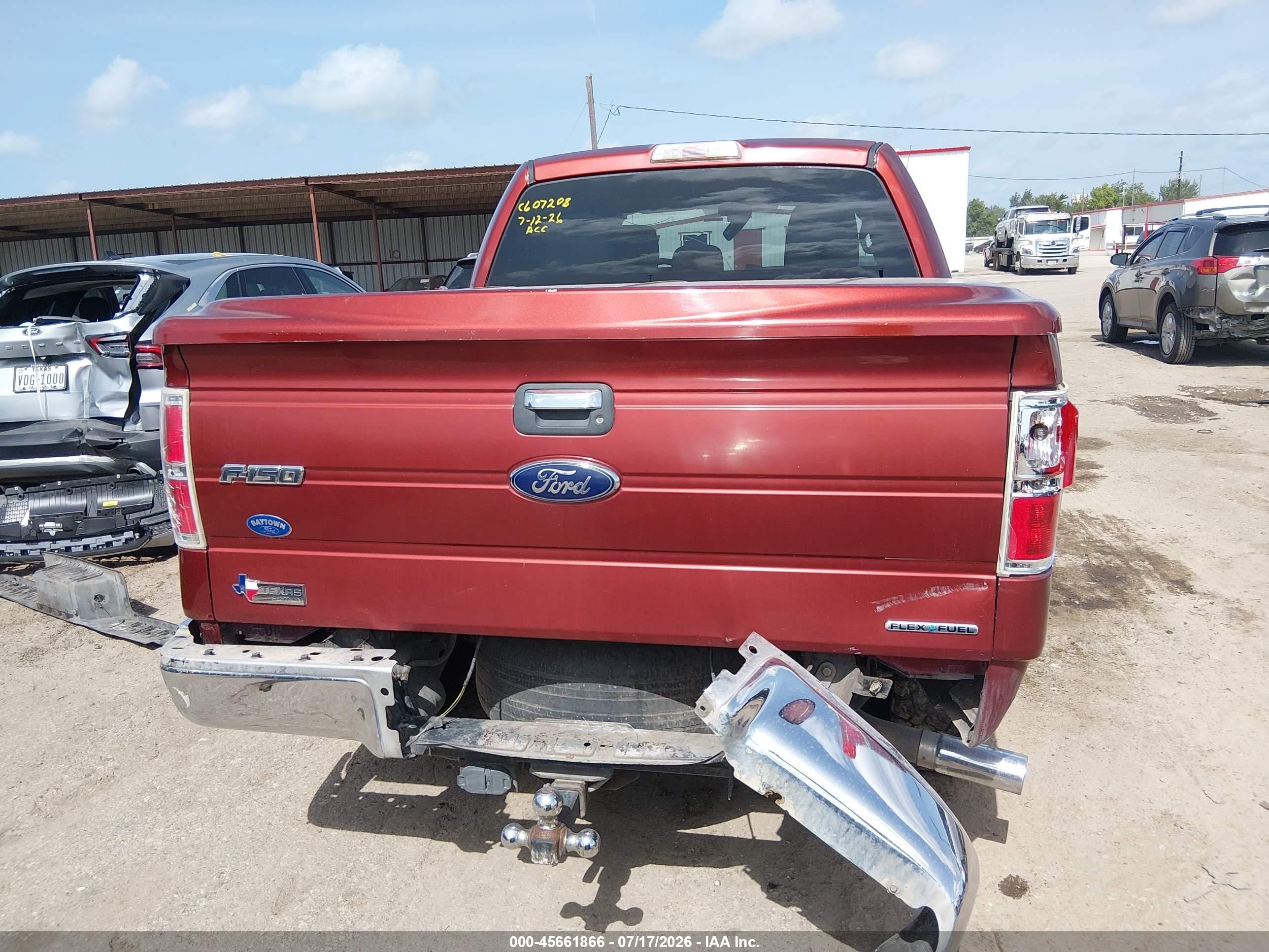 2014 Ford F-150 Xlt Orange vin: 1FTFW1CF2EKD00231