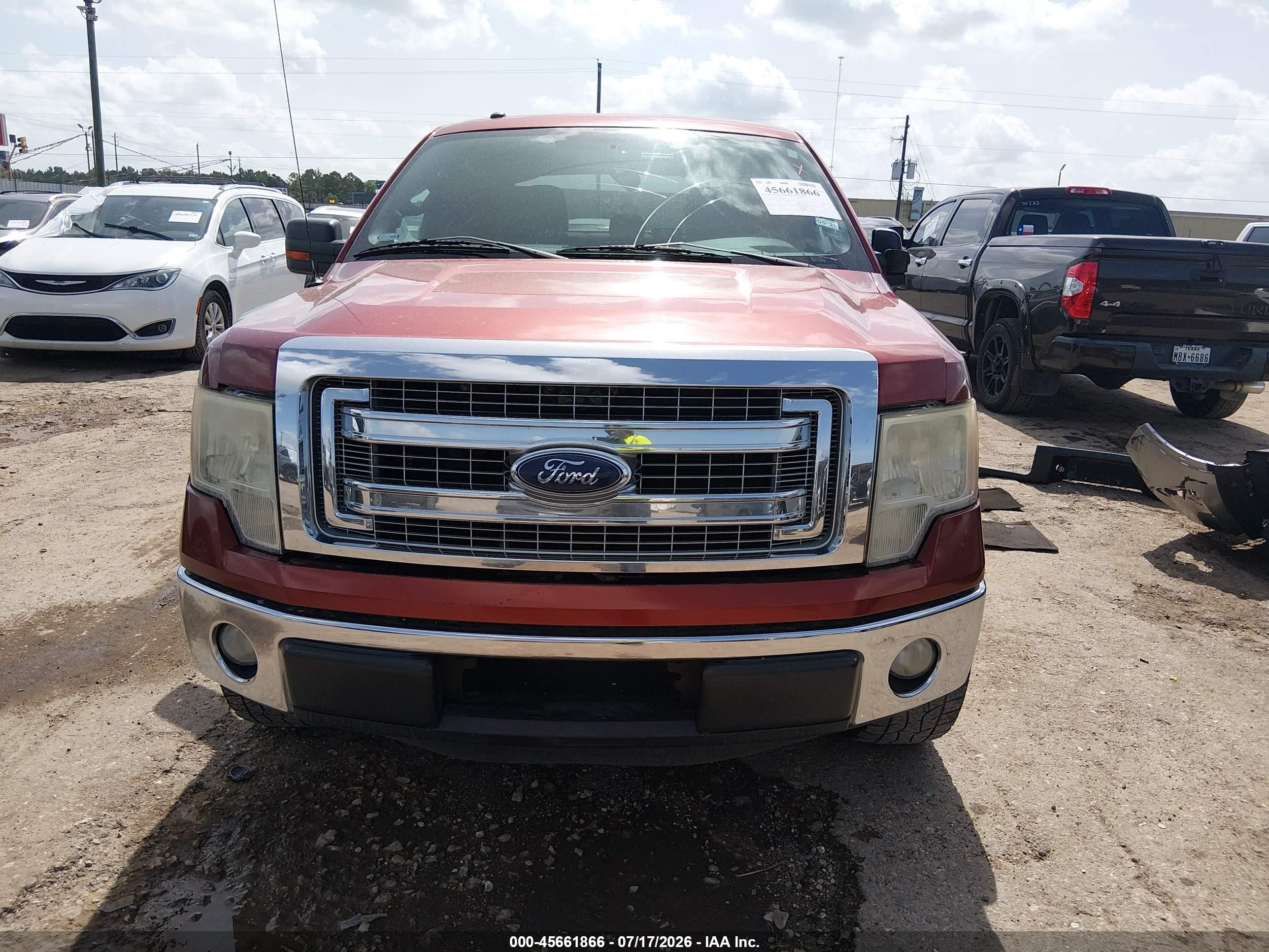 2014 Ford F-150 Xlt Orange vin: 1FTFW1CF2EKD00231