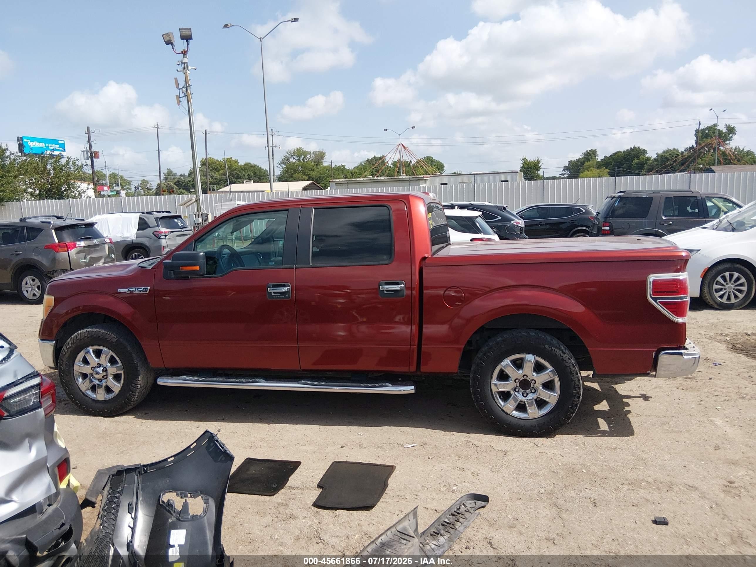 2014 Ford F-150 Xlt Orange vin: 1FTFW1CF2EKD00231