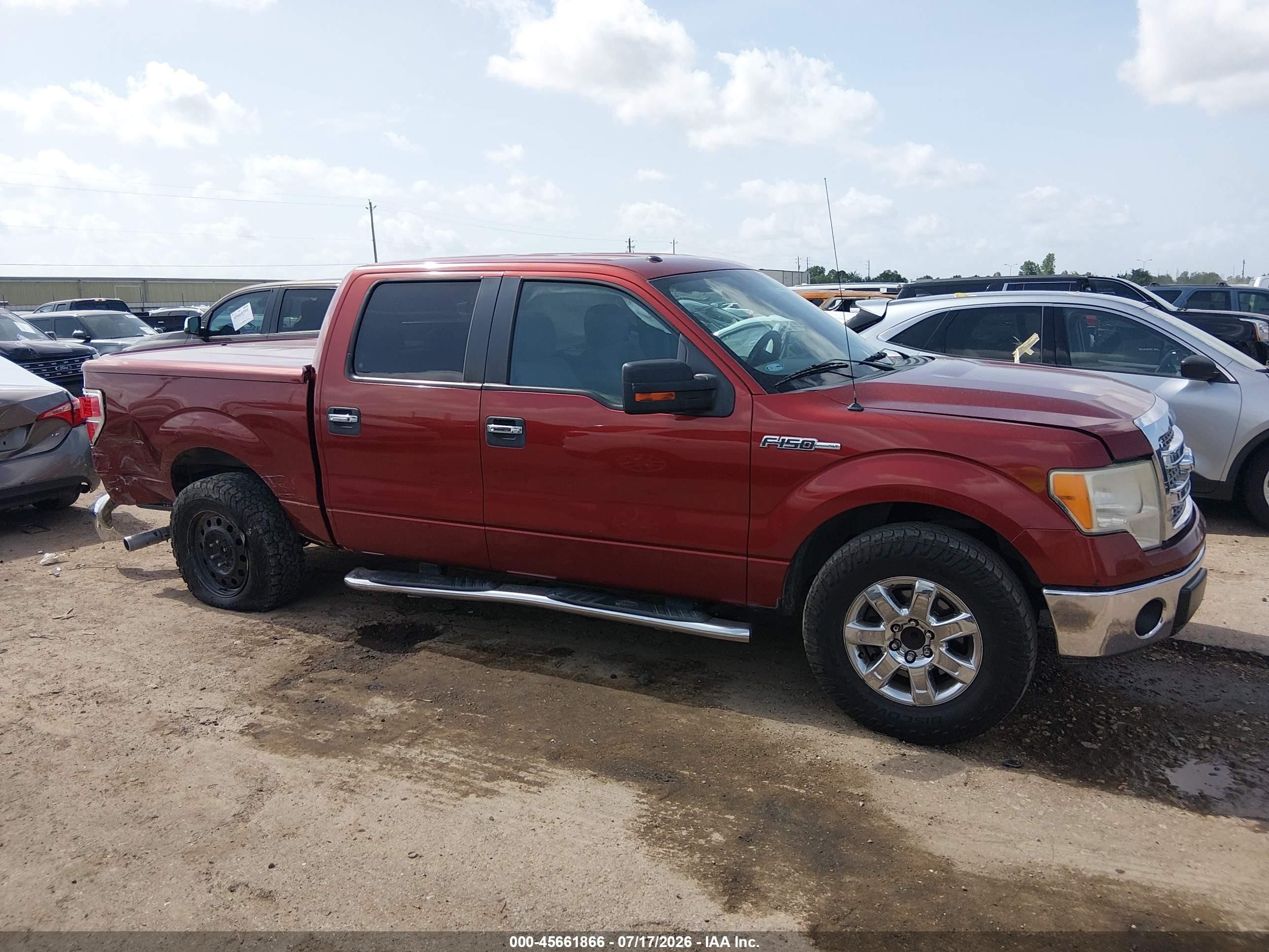 2014 Ford F-150 Xlt Orange vin: 1FTFW1CF2EKD00231