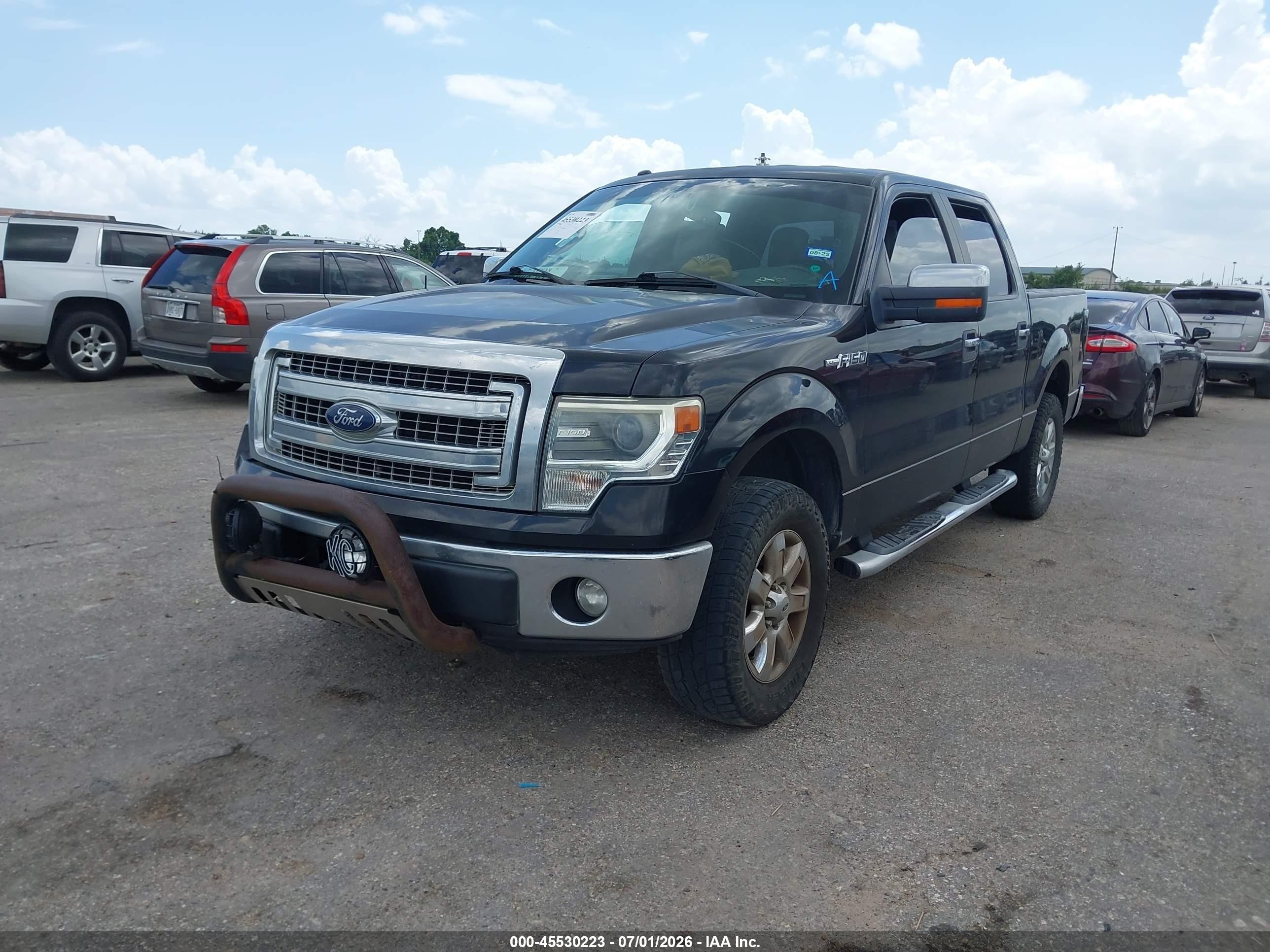 2014 Ford F-150 Xlt Black vin: 1FTFW1CF2EKD03727