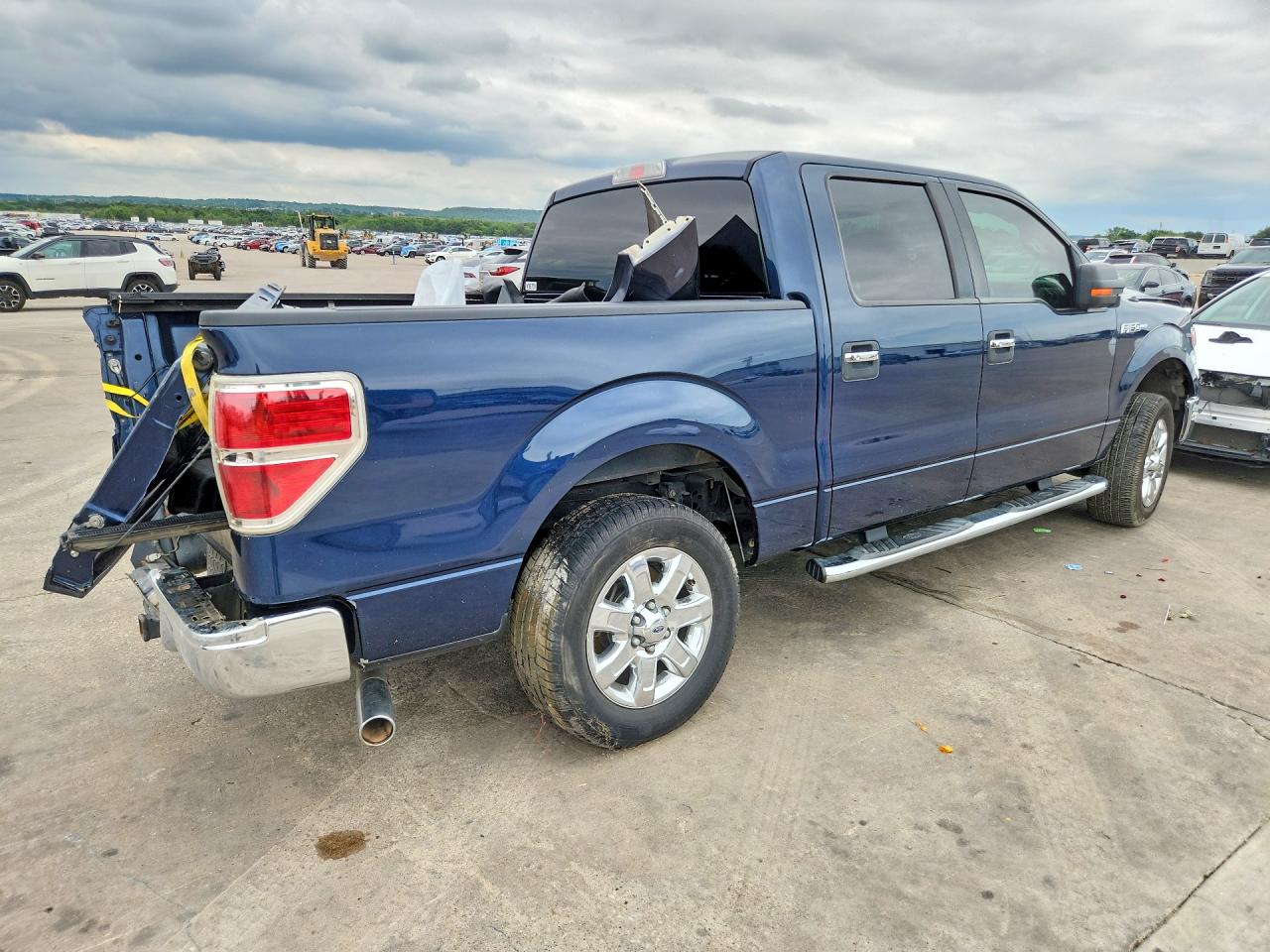 2014 Ford F150 Supercrew Blue vin: 1FTFW1CF2EKD04683