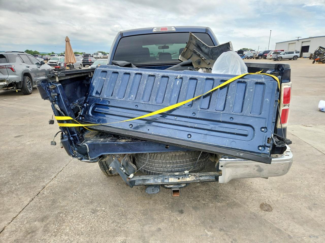 2014 Ford F150 Supercrew Blue vin: 1FTFW1CF2EKD04683