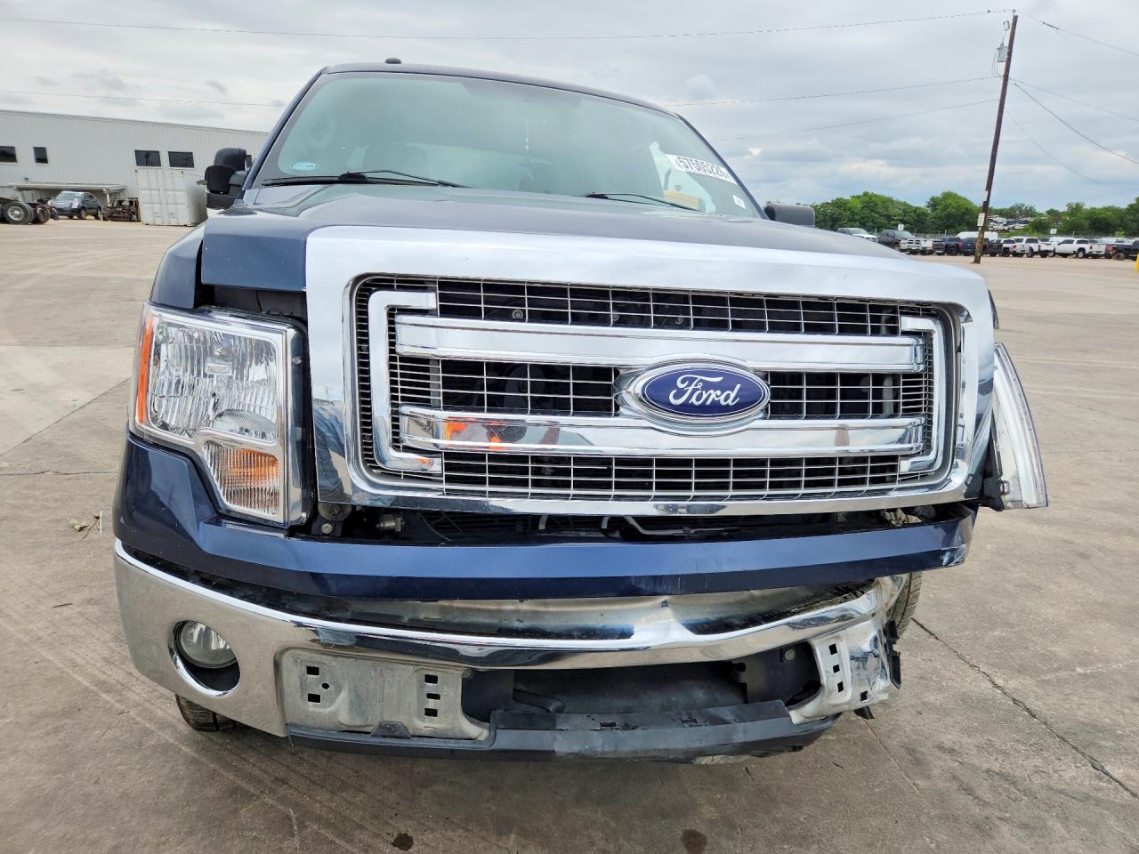 2014 Ford F150 Supercrew Blue vin: 1FTFW1CF2EKD04683