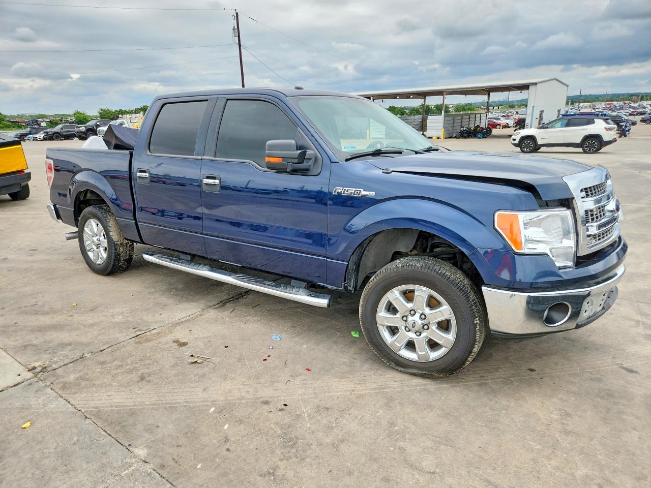 2014 Ford F150 Supercrew Blue vin: 1FTFW1CF2EKD04683