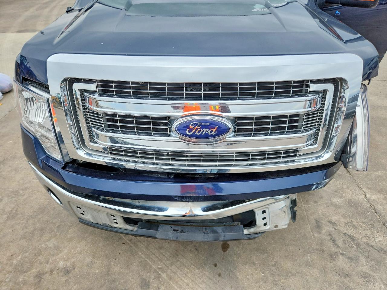 2014 Ford F150 Supercrew Blue vin: 1FTFW1CF2EKD04683