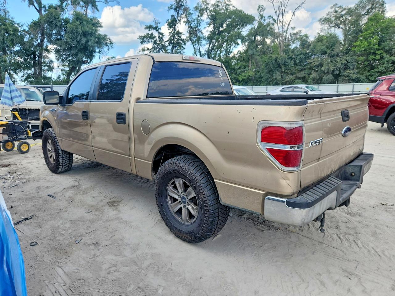 2014 Ford F150 Supercrew Tan vin: 1FTFW1CF2EKD93168