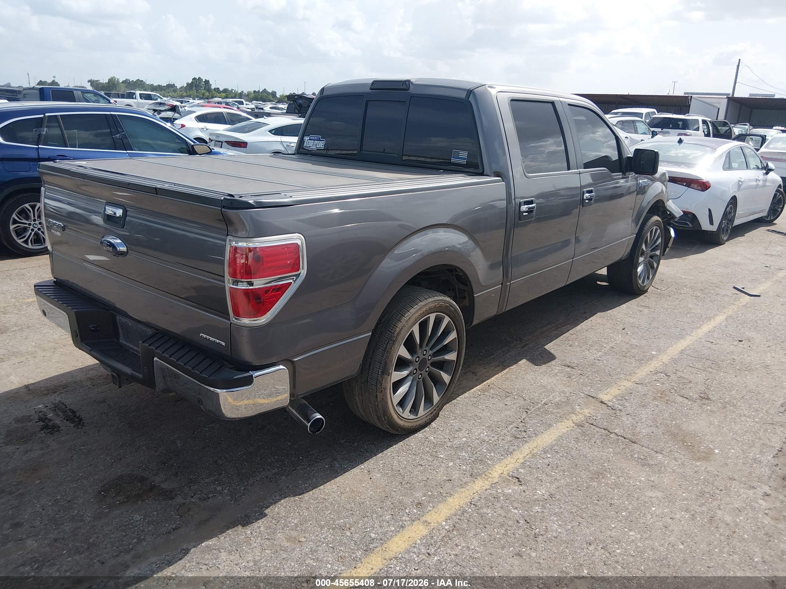 2014 Ford F-150 Xlt Gray vin: 1FTFW1CF2EKE50646