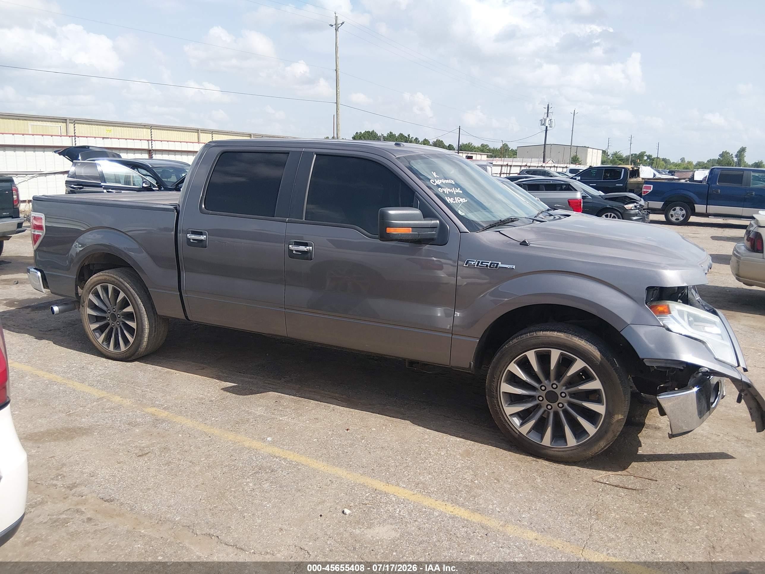 2014 Ford F-150 Xlt Gray vin: 1FTFW1CF2EKE50646