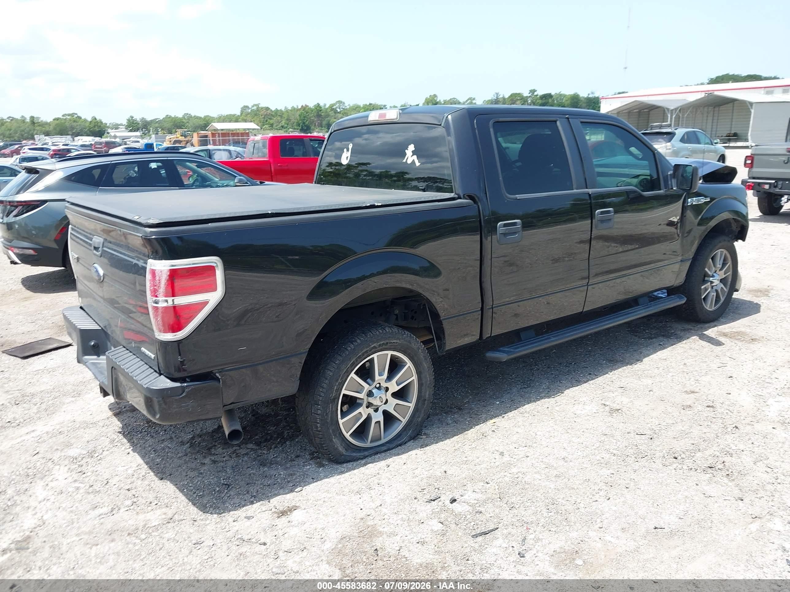 2014 Ford F-150 Stx Black vin: 1FTFW1CF2EKG54668