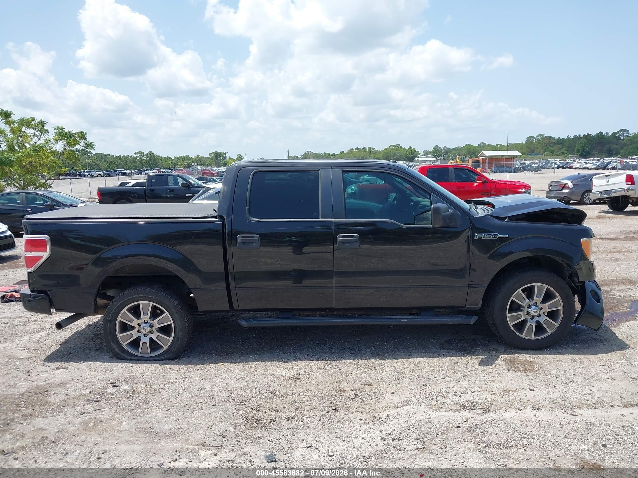 2014 Ford F-150 Stx Black vin: 1FTFW1CF2EKG54668
