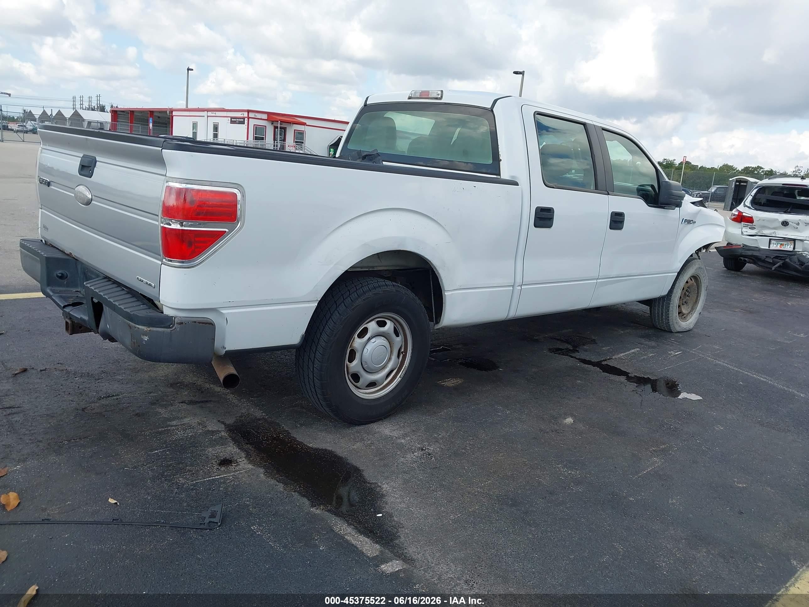 2011 Ford F-150 Xl White vin: 1FTFW1CF3BFC15869