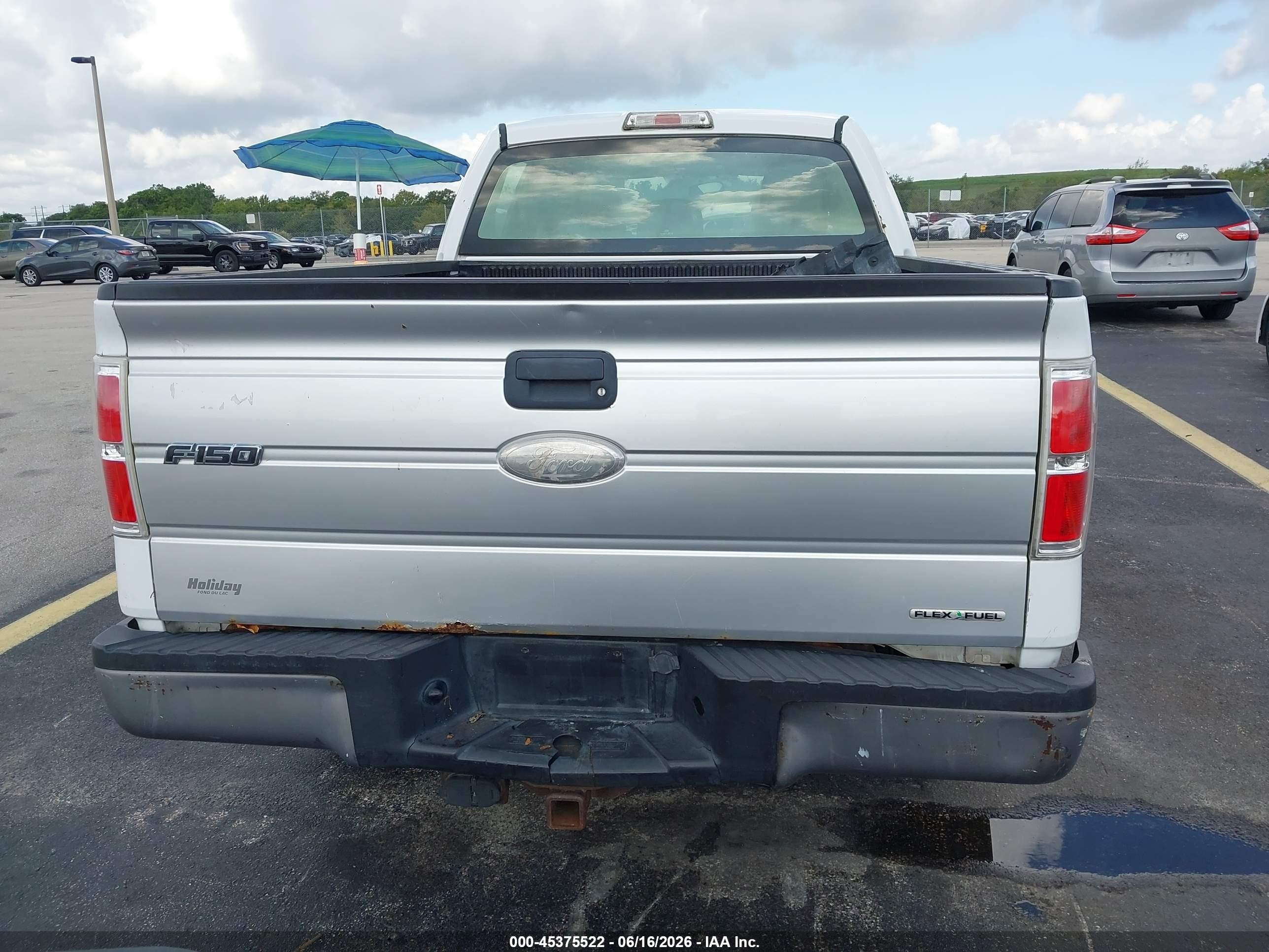 2011 Ford F-150 Xl White vin: 1FTFW1CF3BFC15869