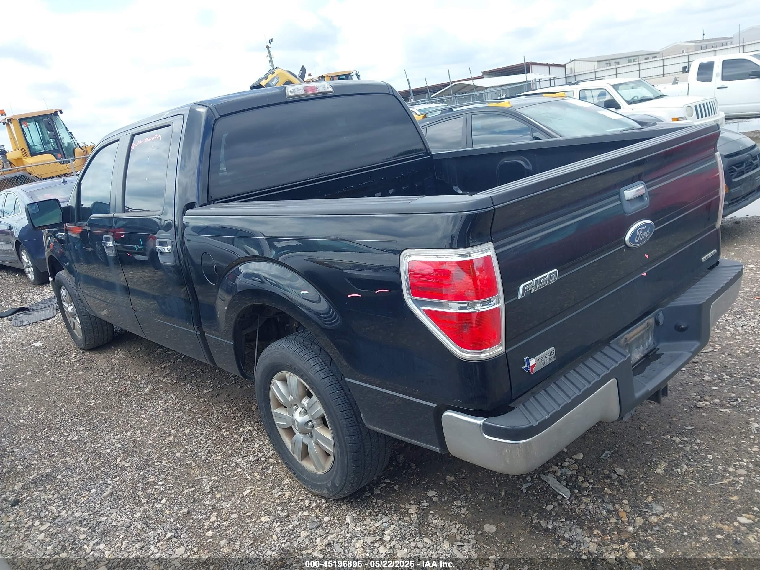 2011 Ford F-150 Xlt Black vin: 1FTFW1CF3BFD27524