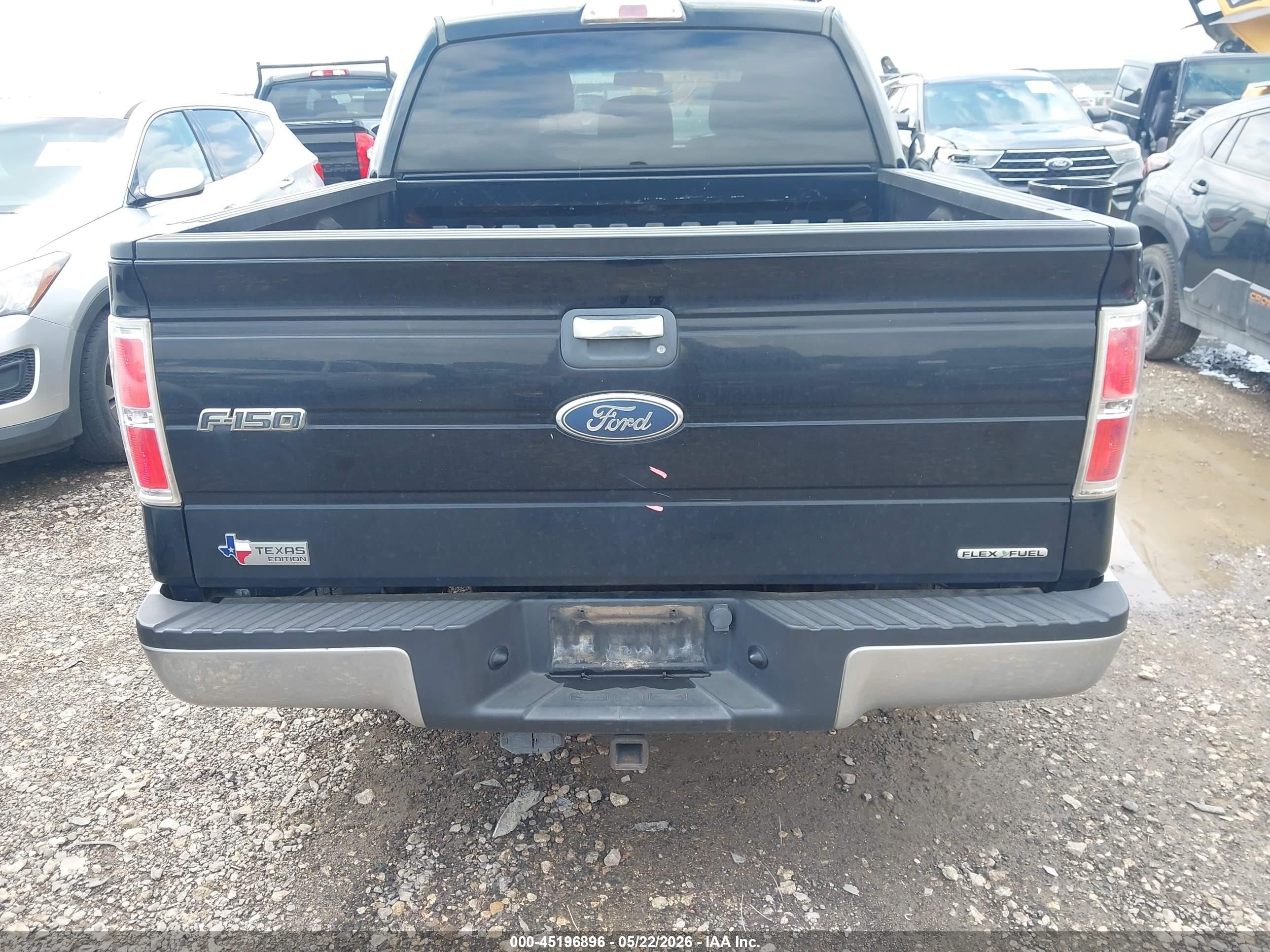 2011 Ford F-150 Xlt Black vin: 1FTFW1CF3BFD27524