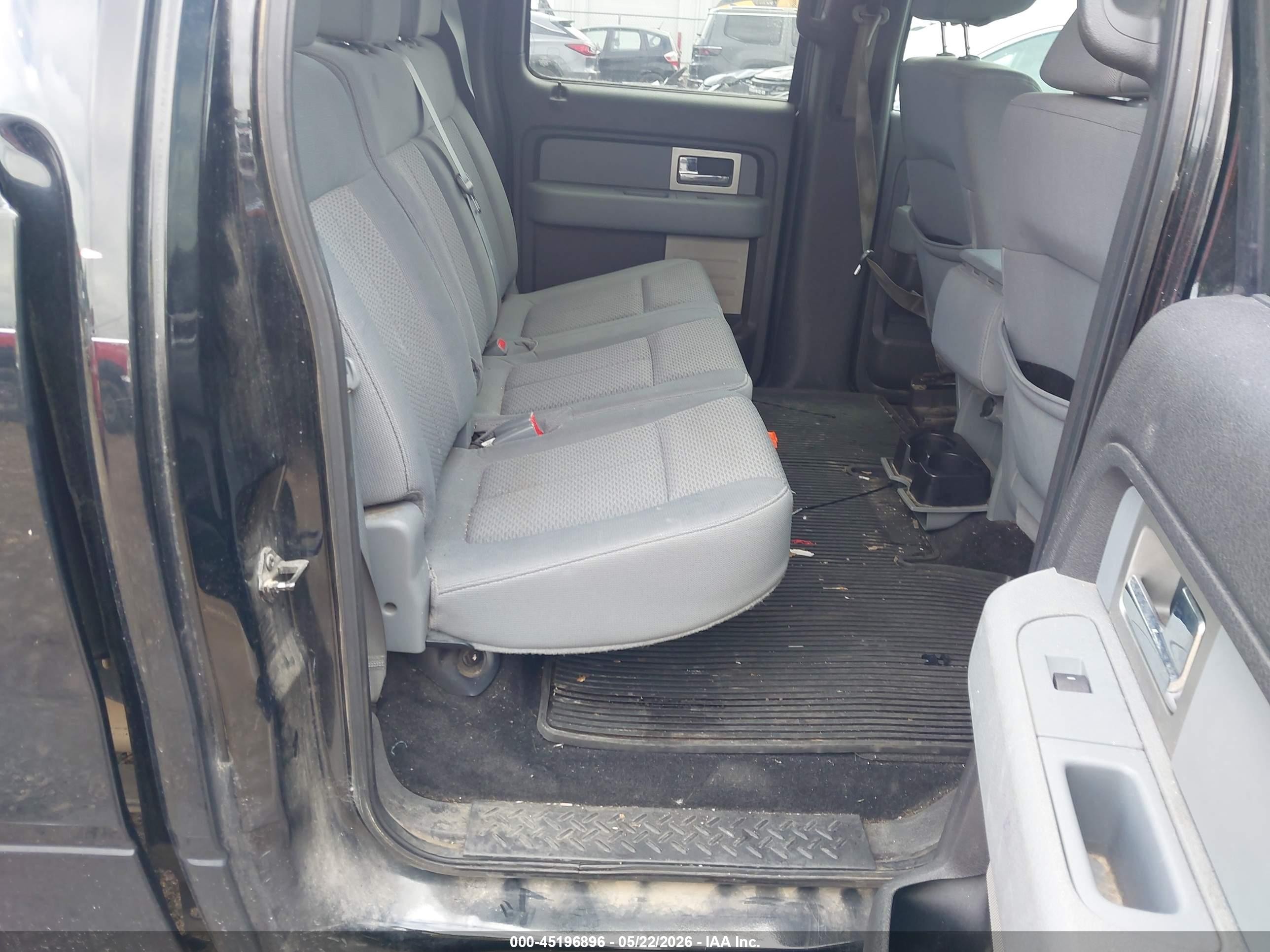 2011 Ford F-150 Xlt Black vin: 1FTFW1CF3BFD27524