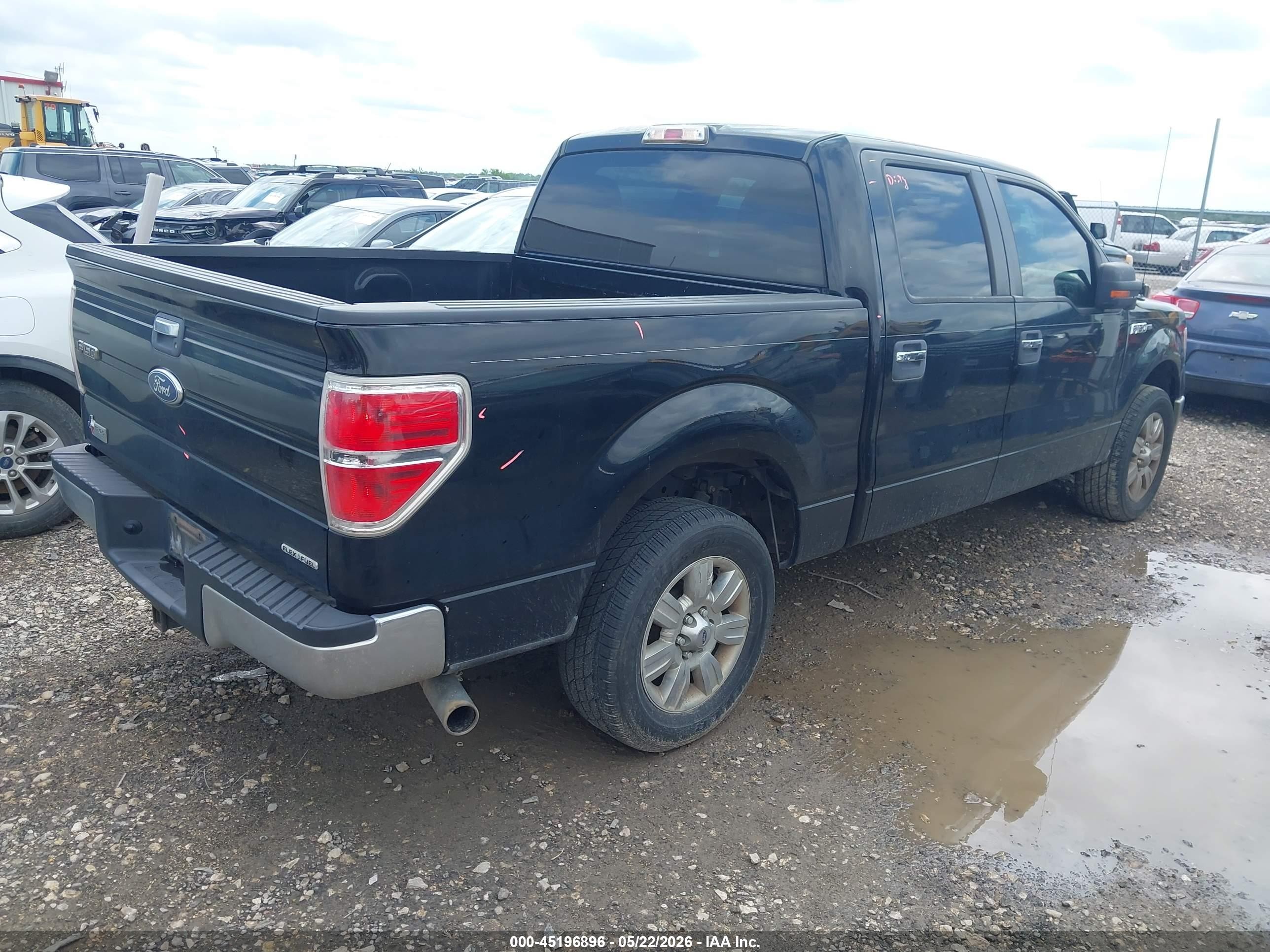 2011 Ford F-150 Xlt Black vin: 1FTFW1CF3BFD27524