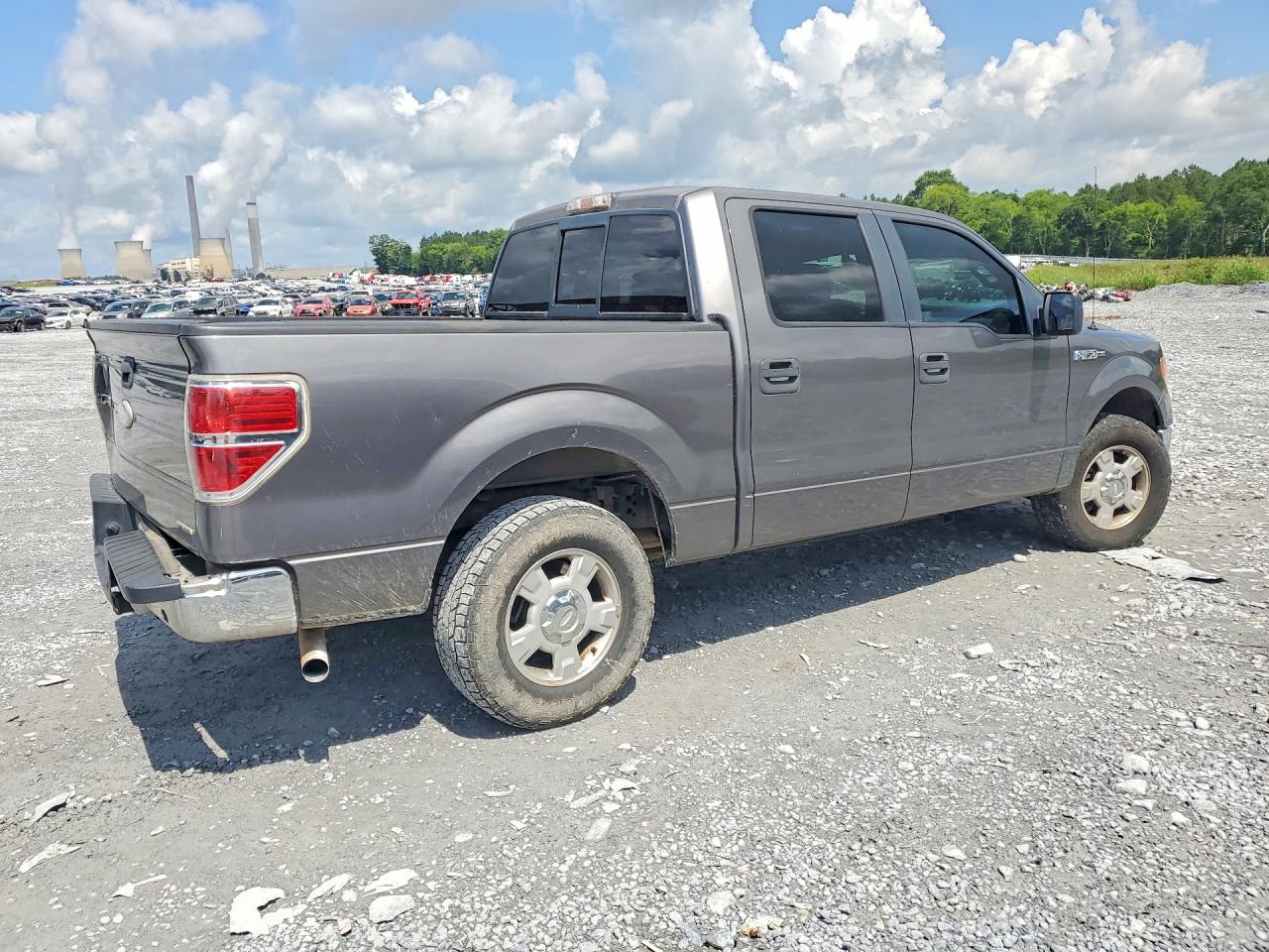 2012 Ford F150 Supercrew Gray vin: 1FTFW1CF3CFA60760