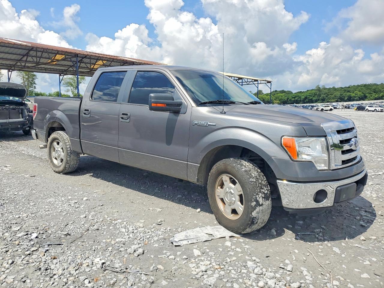 2012 Ford F150 Supercrew Gray vin: 1FTFW1CF3CFA60760