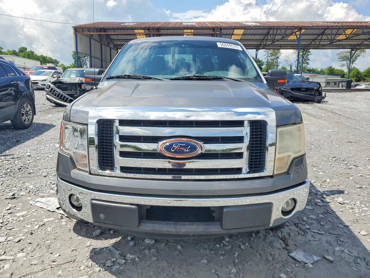 2012 Ford F150 Supercrew Gray vin: 1FTFW1CF3CFA60760