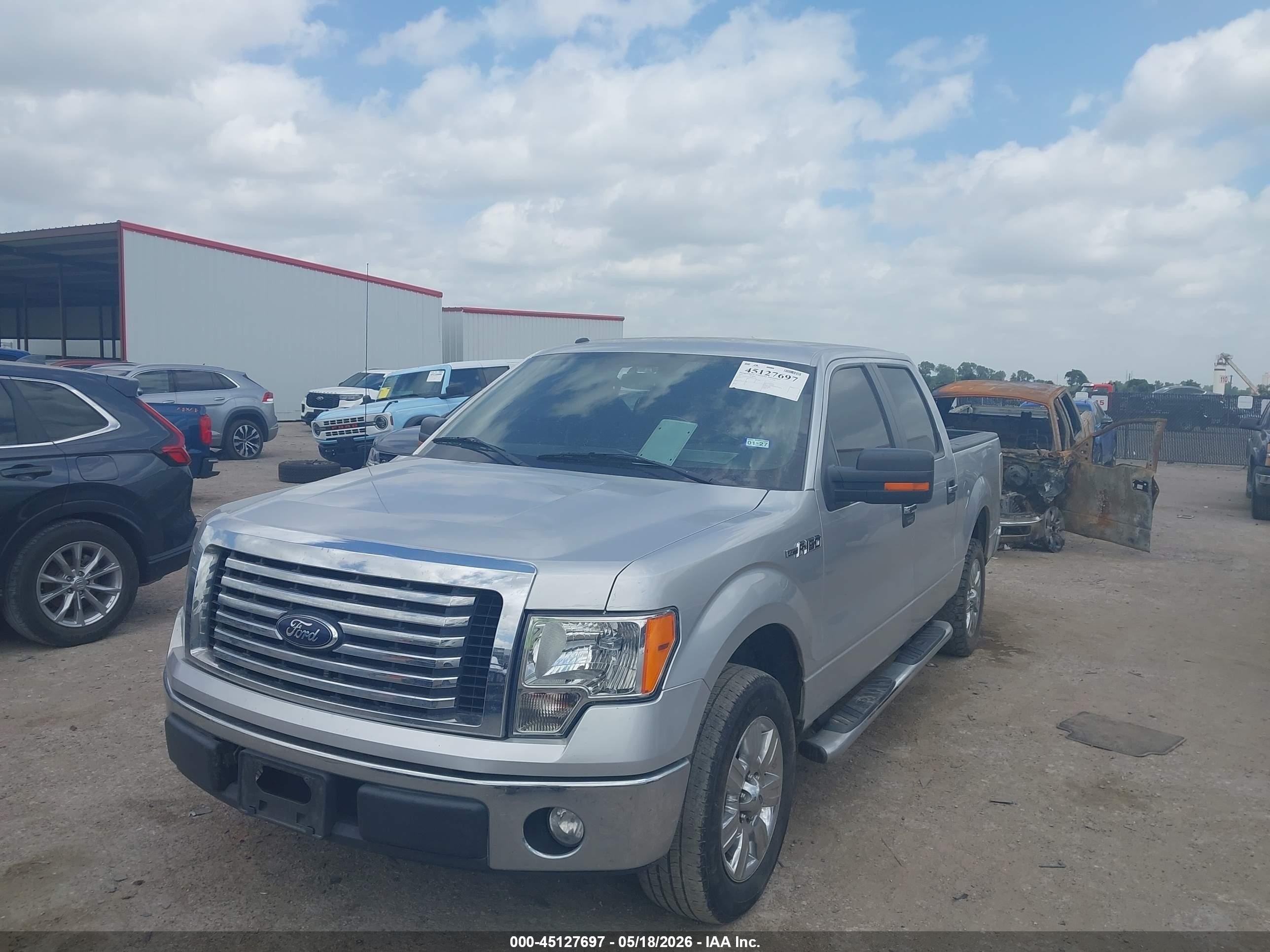 2012 Ford F-150 Xlt Silver vin: 1FTFW1CF3CFB42195