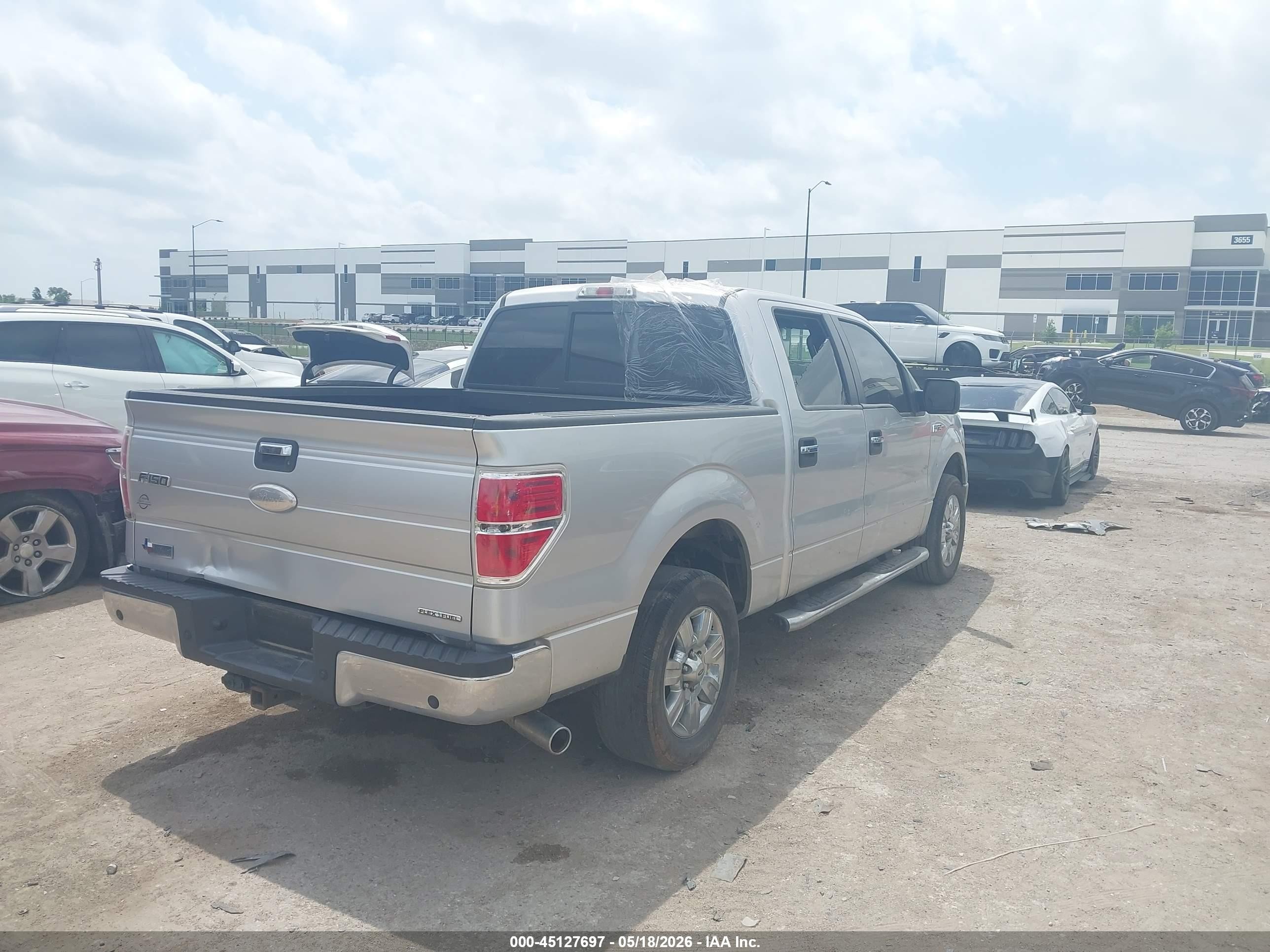2012 Ford F-150 Xlt Silver vin: 1FTFW1CF3CFB42195