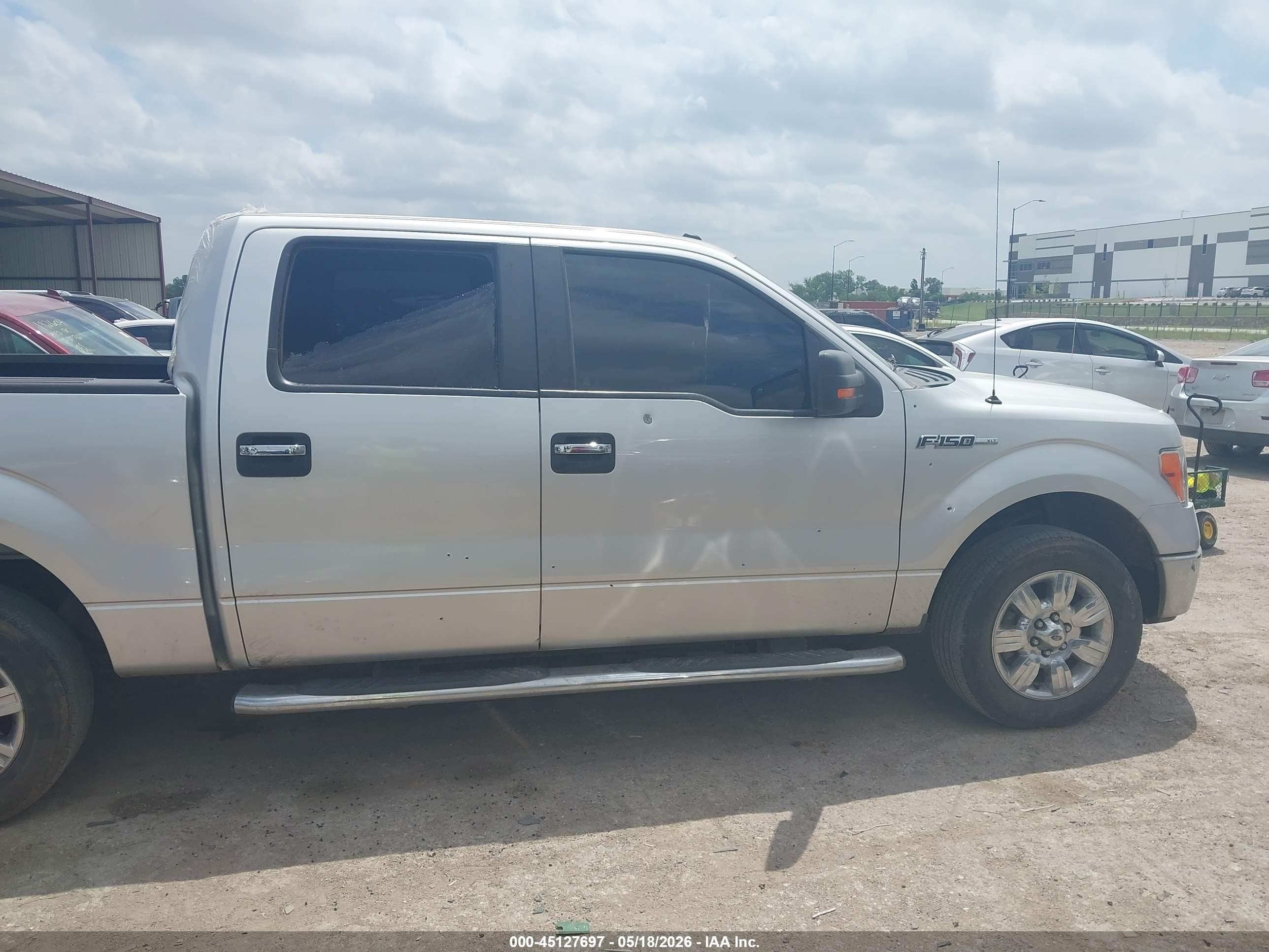 2012 Ford F-150 Xlt Silver vin: 1FTFW1CF3CFB42195