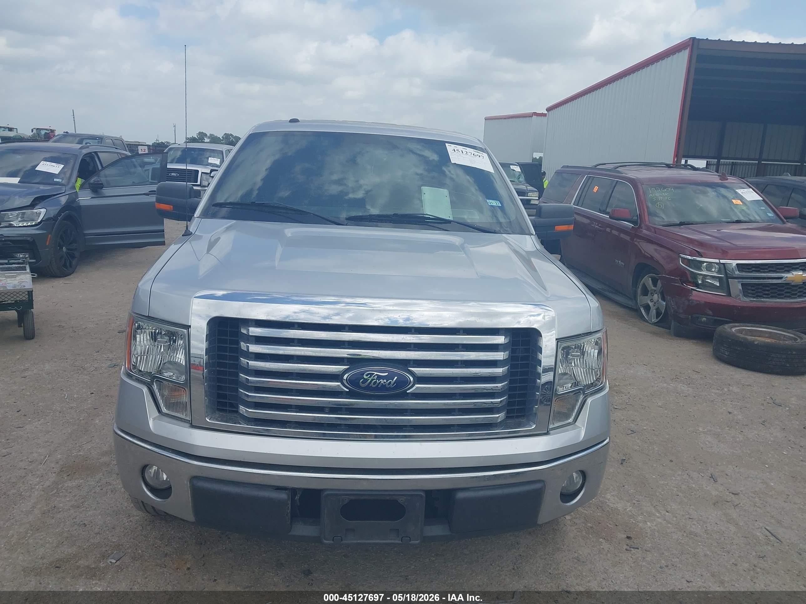 2012 Ford F-150 Xlt Silver vin: 1FTFW1CF3CFB42195