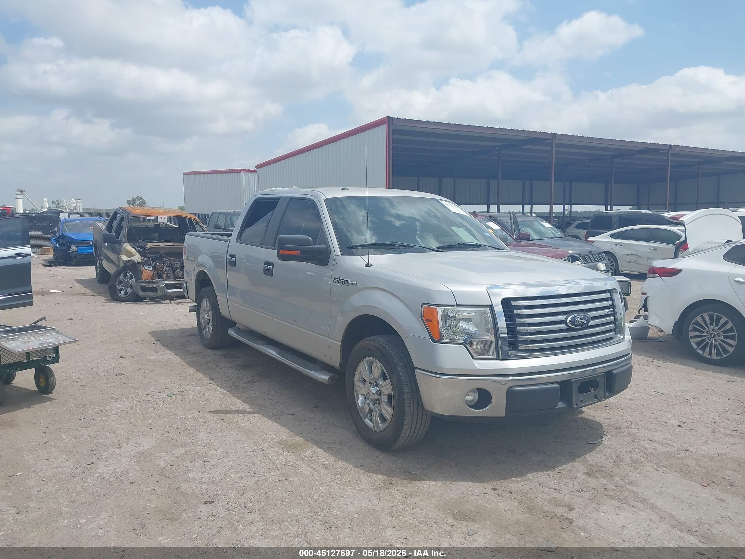 2012 Ford F-150 Xlt Silver vin: 1FTFW1CF3CFB42195