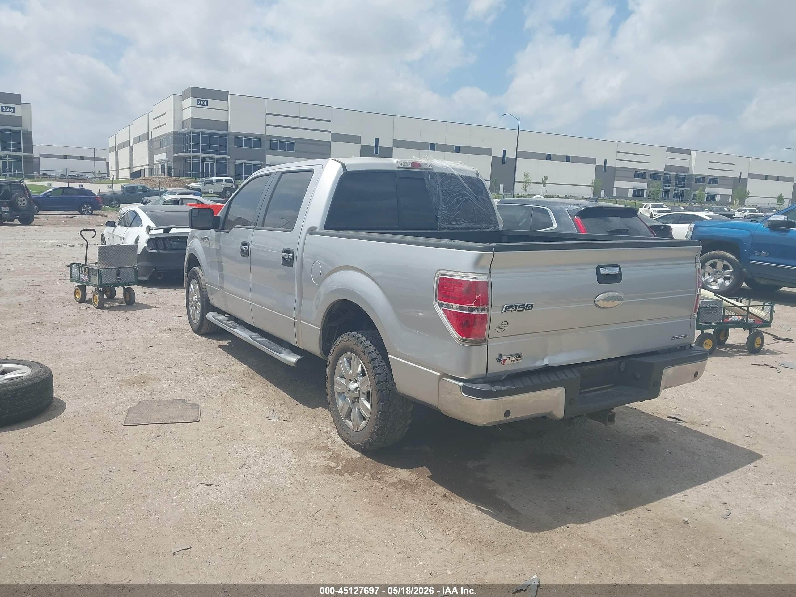 2012 Ford F-150 Xlt Silver vin: 1FTFW1CF3CFB42195
