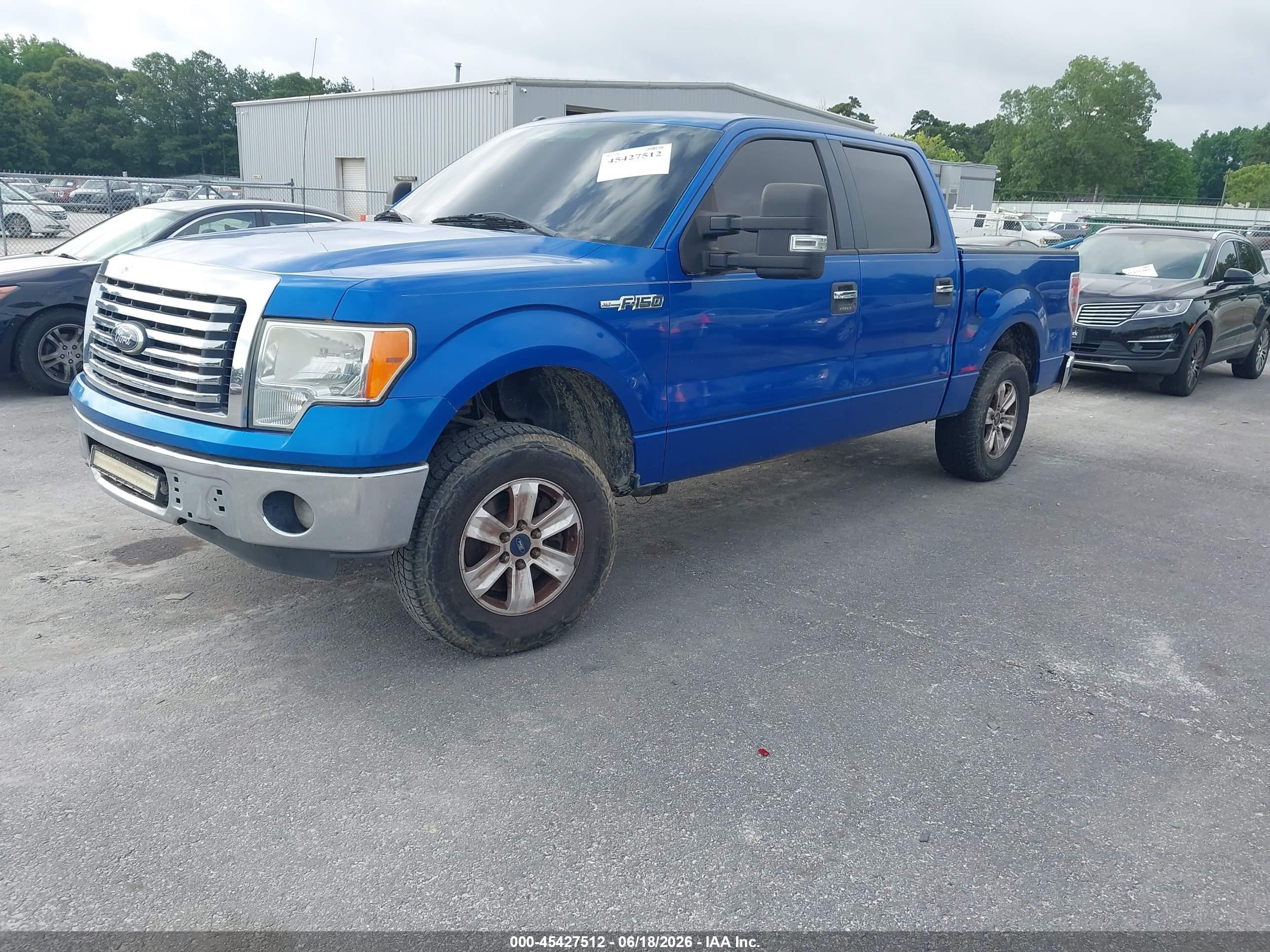 2012 Ford F-150 Xlt Синий vin: 1FTFW1CF3CKD87456